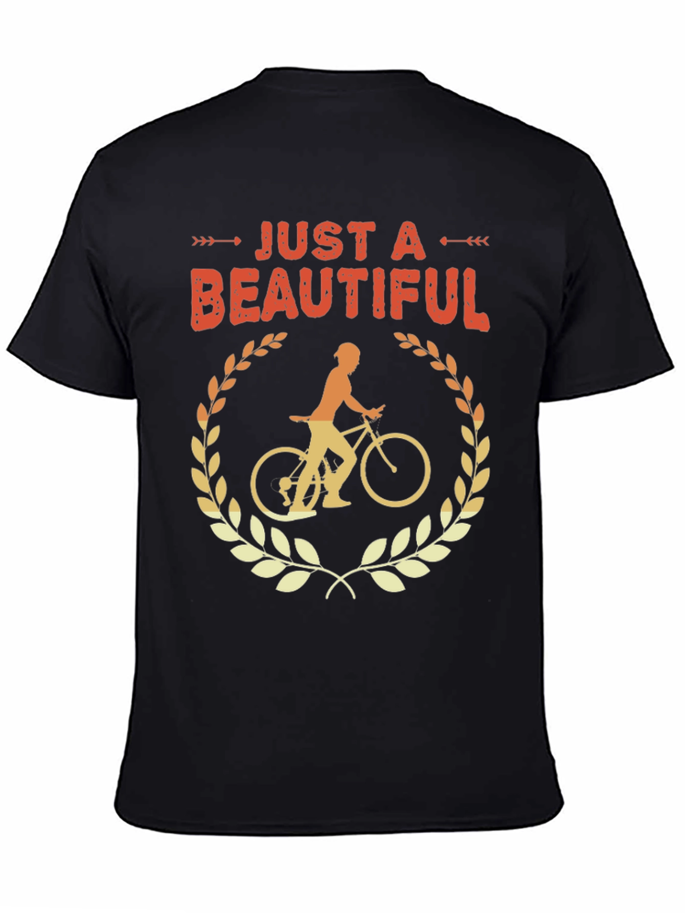 Black Just a Beautiful Ride T-Shirt view 4