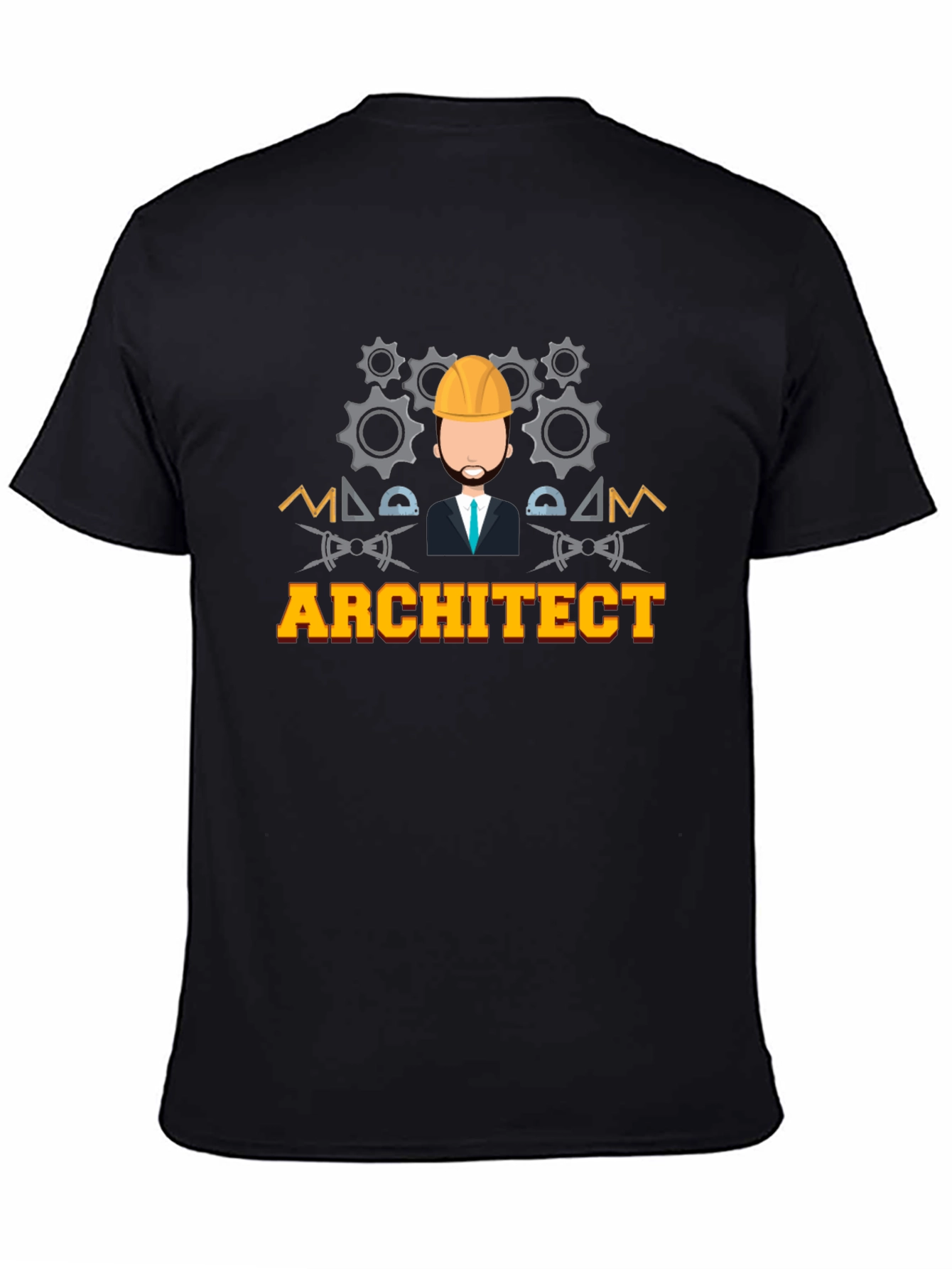 Black Architect Graphic T-Shirt | Design Tee view 4