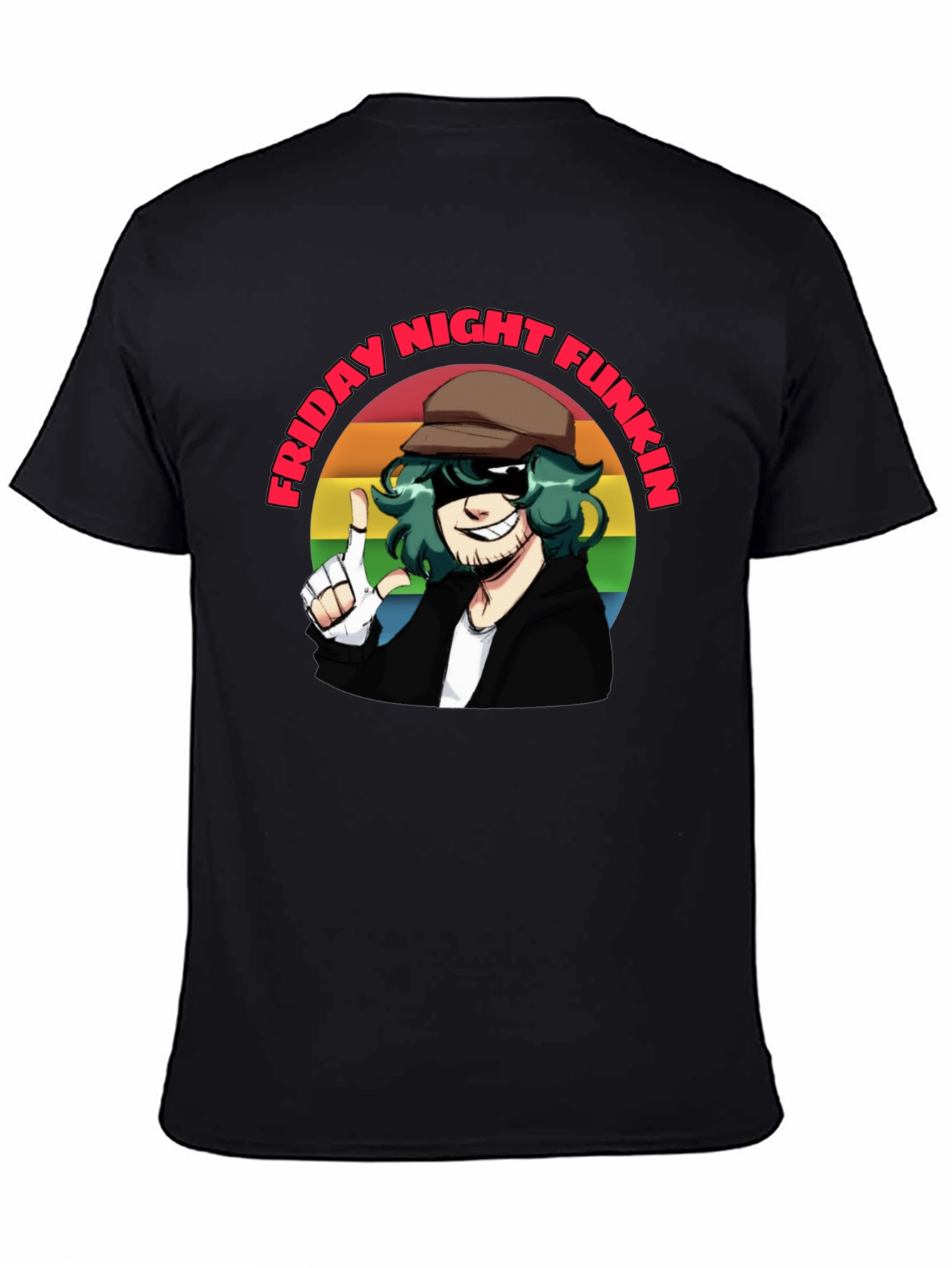 Black Friday Night Funkin' Garcello T-Shirt view 4