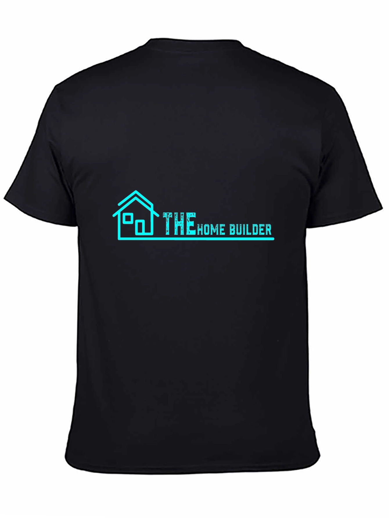 Black The Home Builder Graphic Tee - Black Cotton T-Shirt view 4