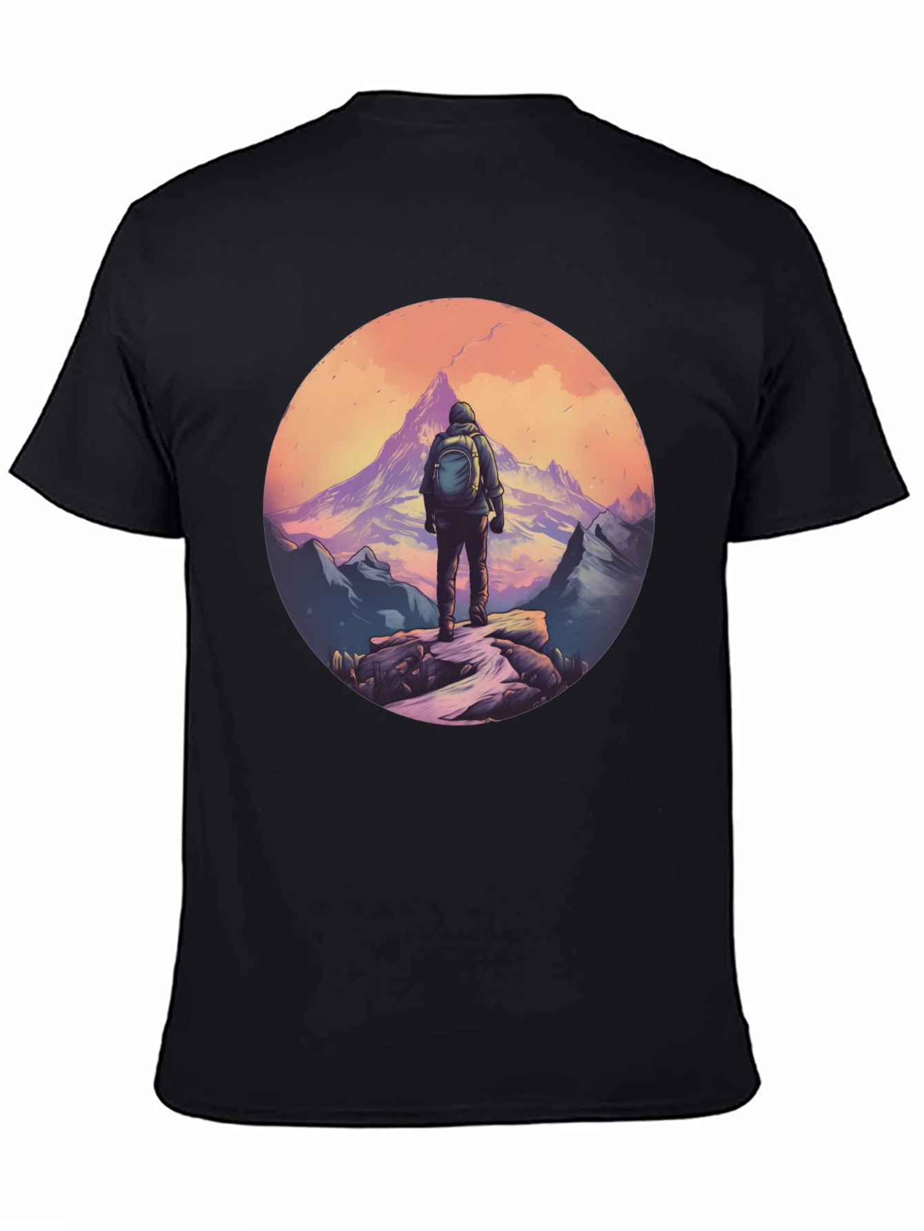 Black Mountain Hiker Graphic Tee - Adventure Awaits! view 4