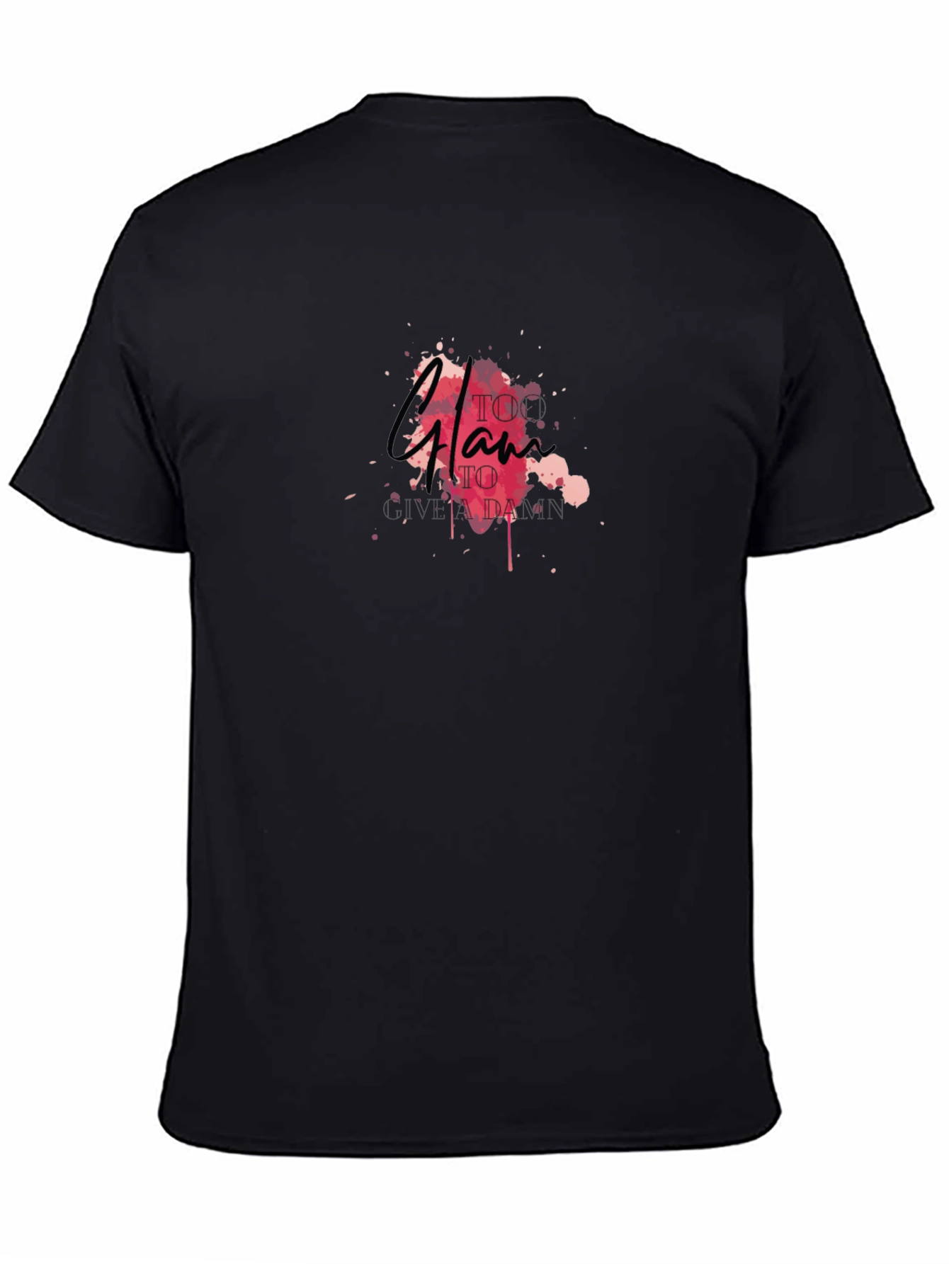 Black Glam To Glam T-Shirt - Stylish Graphic Tee view 4