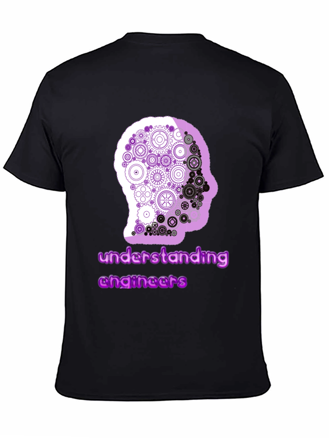 Black Engineer Mindset Graphic Tee -  Understanding Engineers view 4