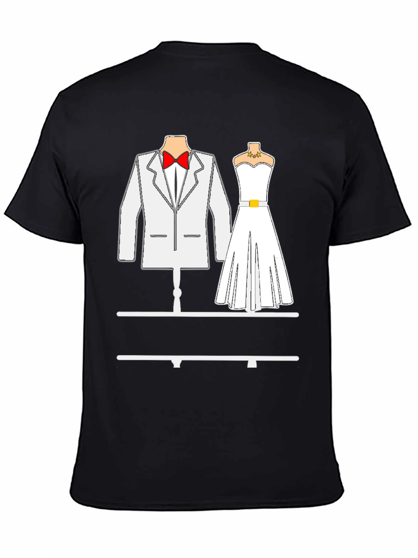 Wedding Outfit T-Shirt - His & Hers - 4