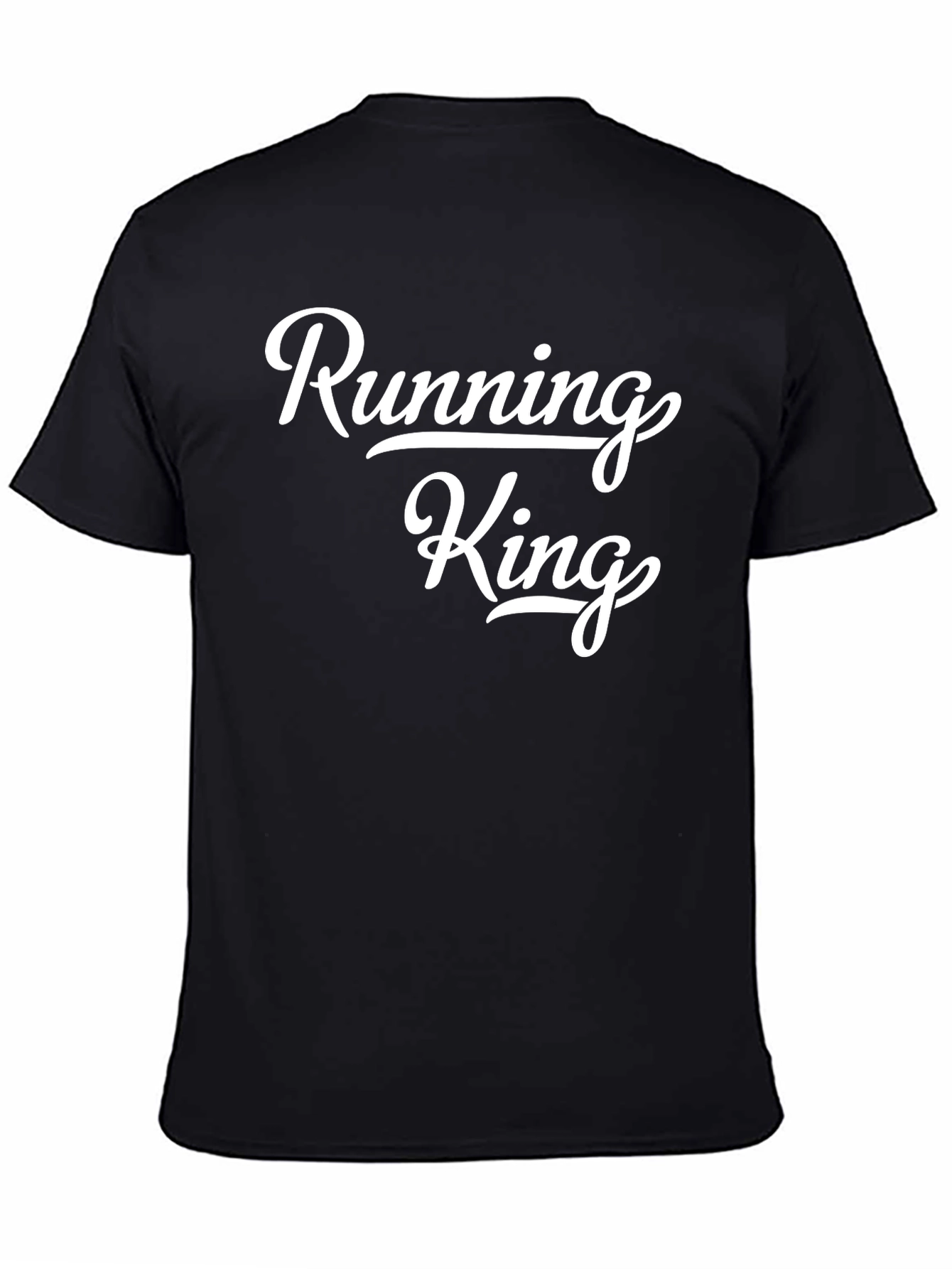 Black Running King Black T-Shirt view 4