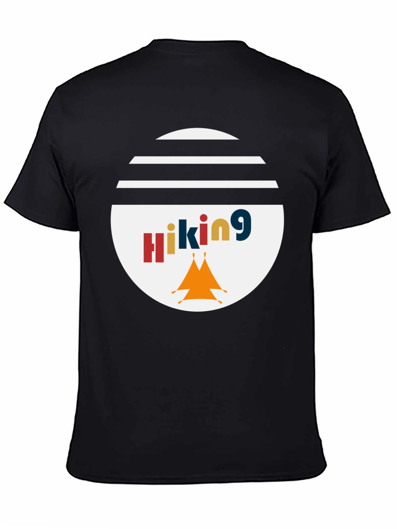 Black Hiking Graphic Tee - Adventure Awaits! view 4