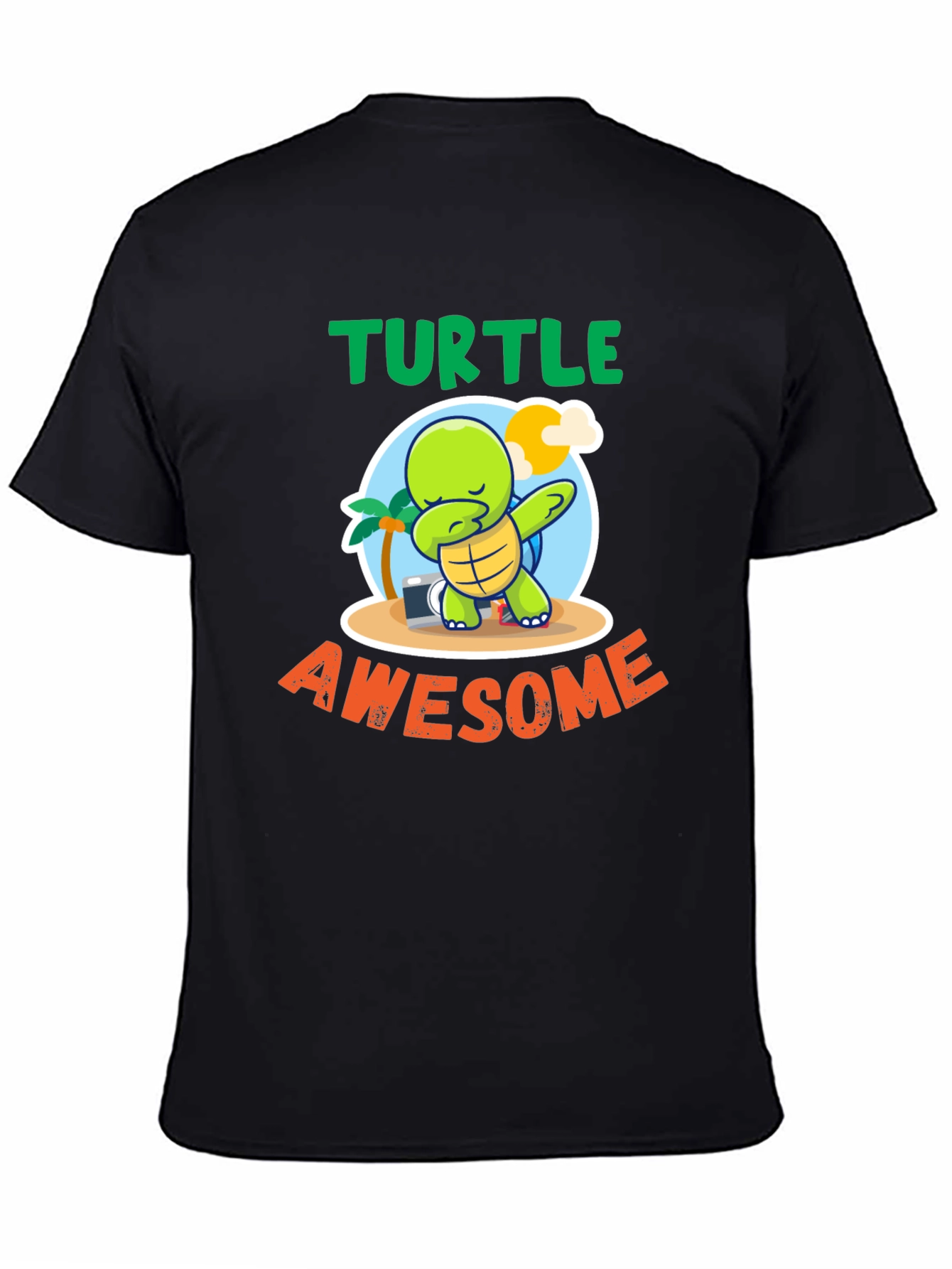 Black Turtle Awesome T-Shirt  view 4