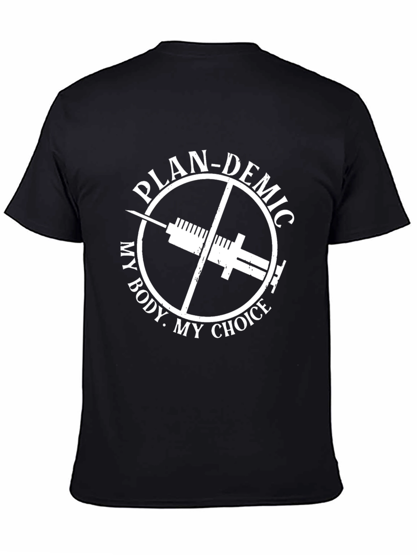 Black Plan-demic My Body My Choice T-Shirt view 4