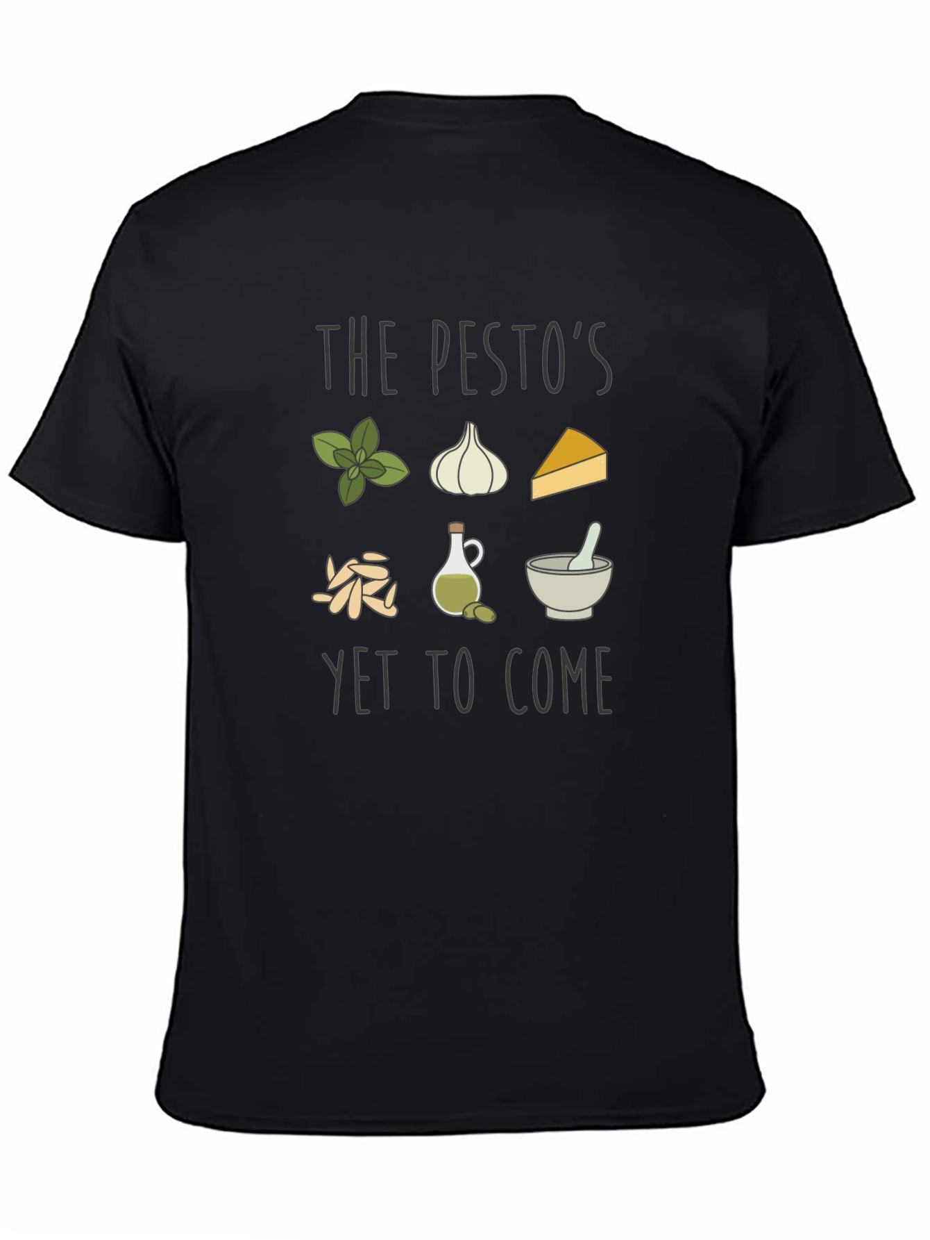 Black The Pesto's Yet To Come Black Graphic T-Shirt view 4