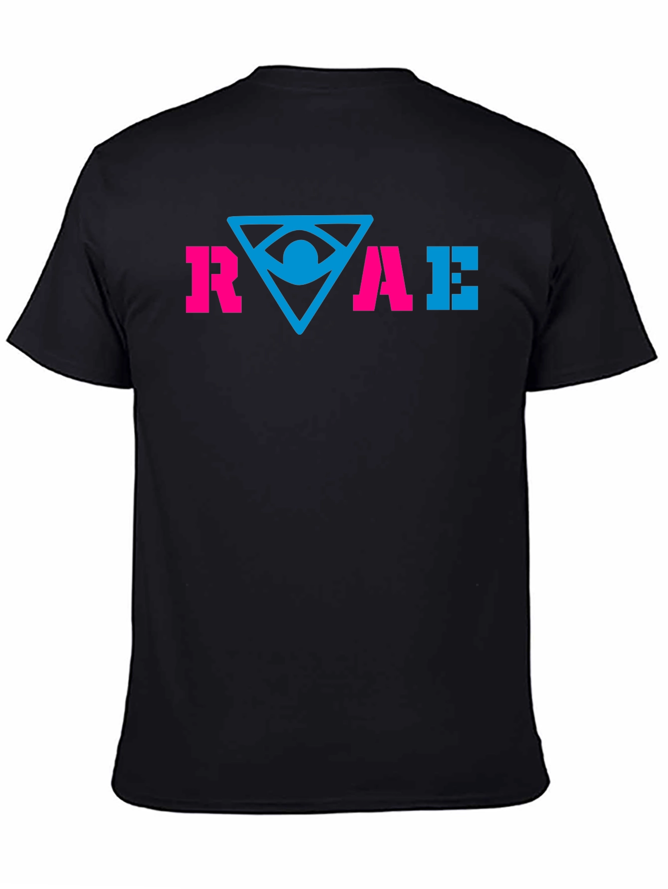 Black RAE Graphic Tee - Stylish Cotton Blend T-Shirt view 4