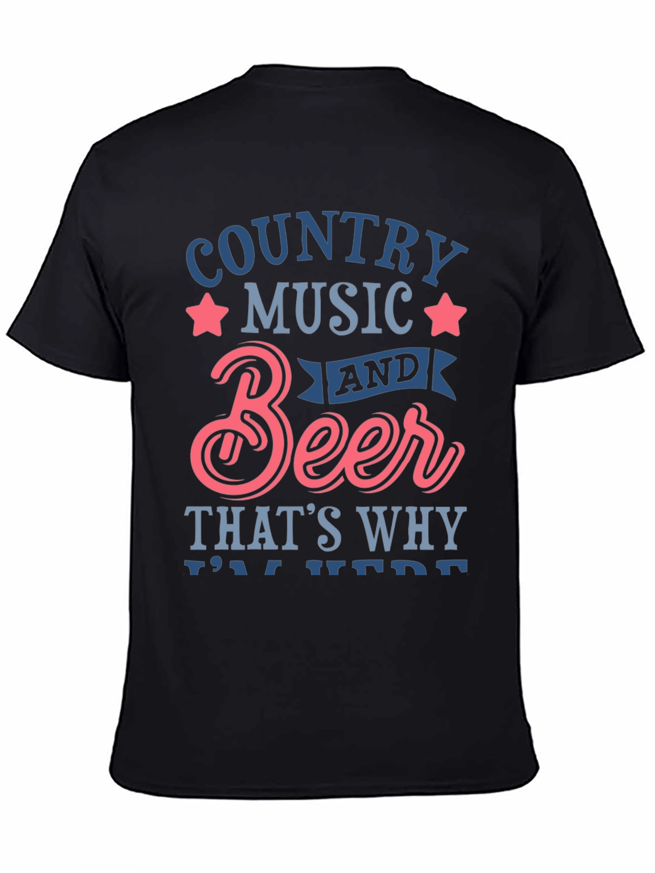 Black Country Music & Beer Graphic Tee view 4