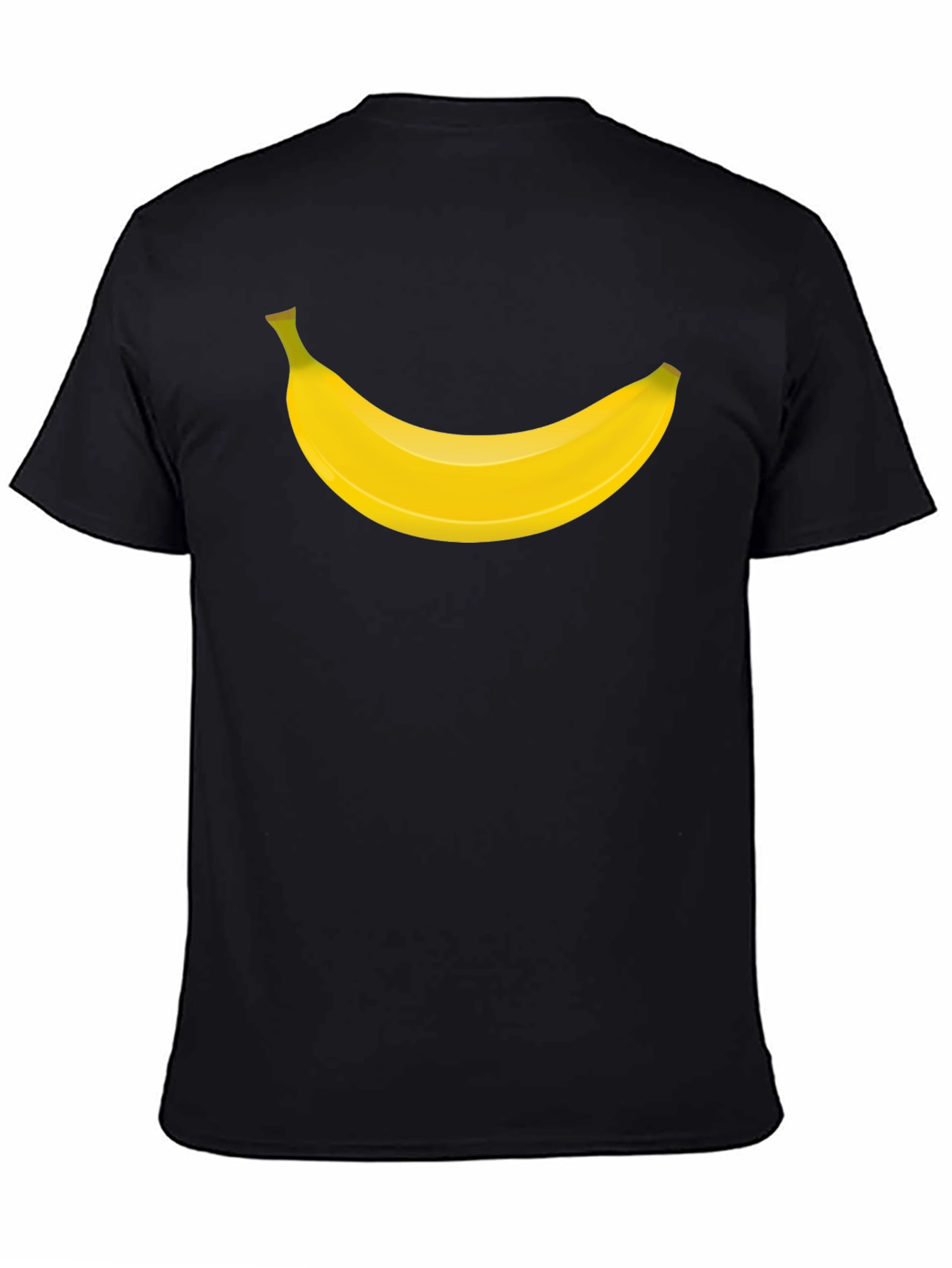 Black Banana Graphic Tee - Black Cotton Blend Casual Shirt view 4