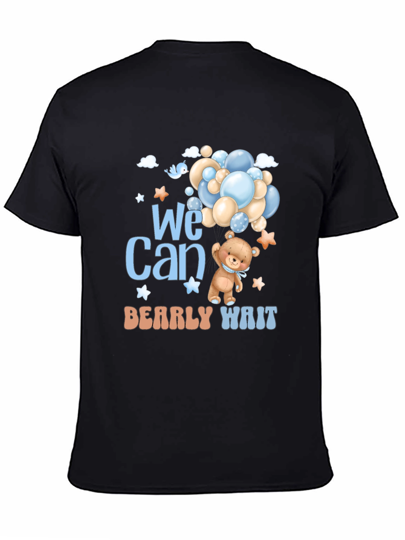 Baby Shower "Bearly Wait" T-Shirt - 4