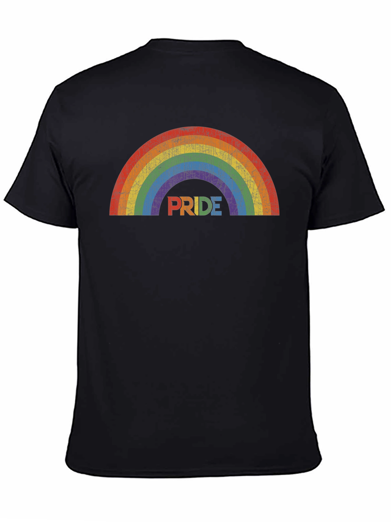 Black Pride Rainbow Graphic T-Shirt view 4