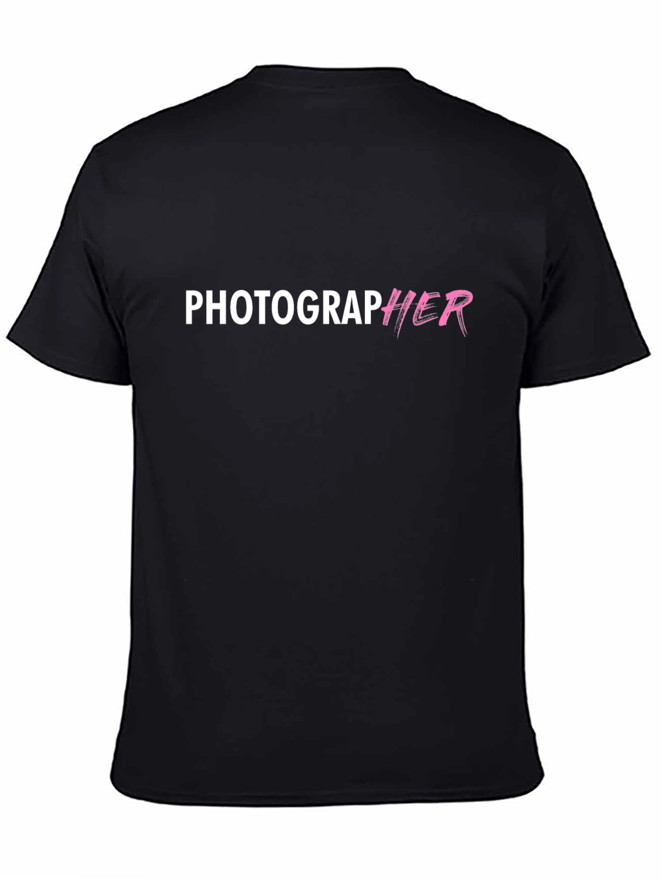 Black Photographer Graphic T-Shirt - Black view 4