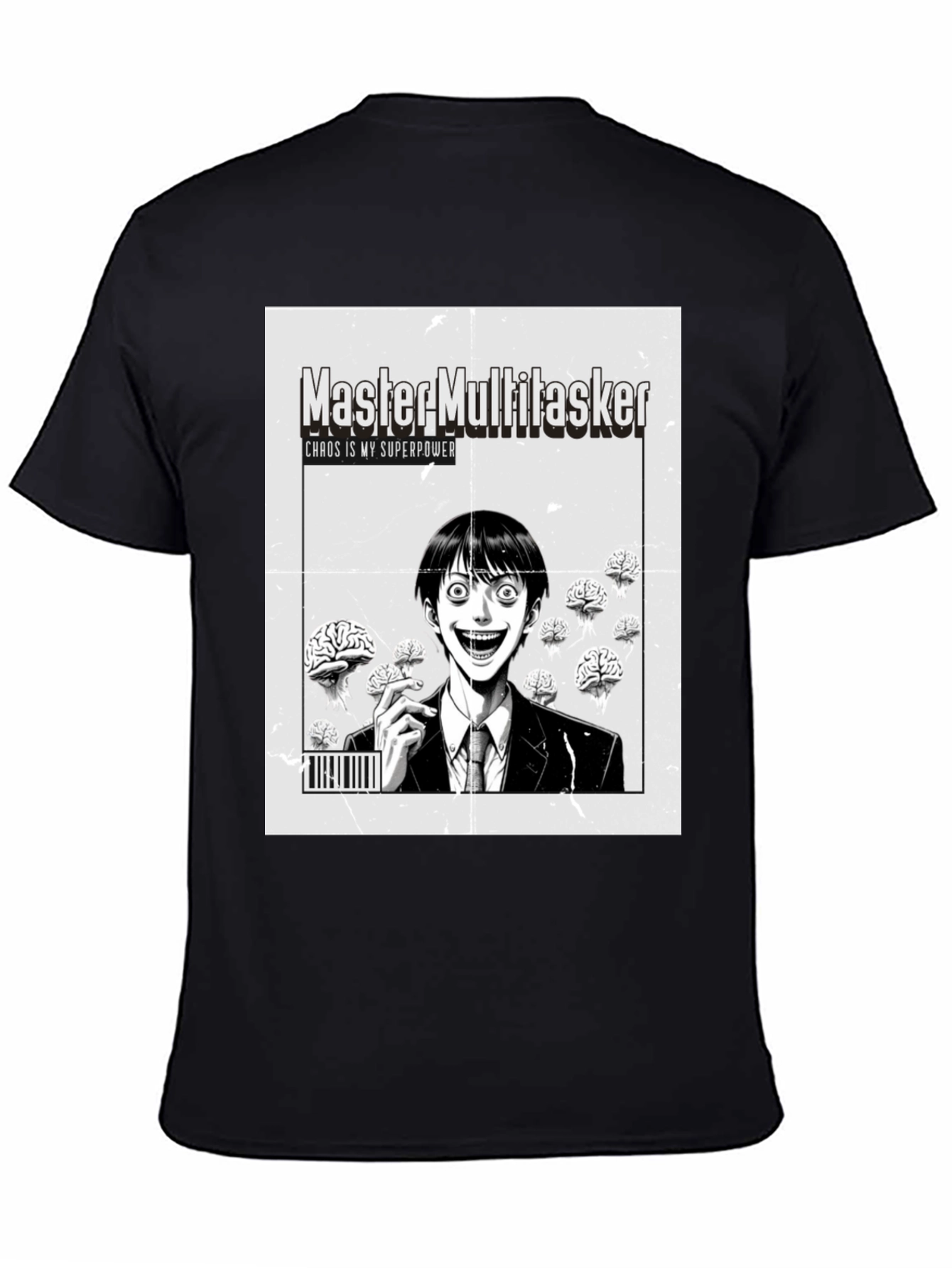 Black Master Multitasker Graphic Tee view 4
