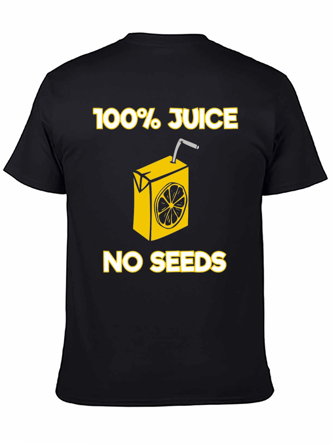 Black 100% Juice No Seeds T-Shirt view 4