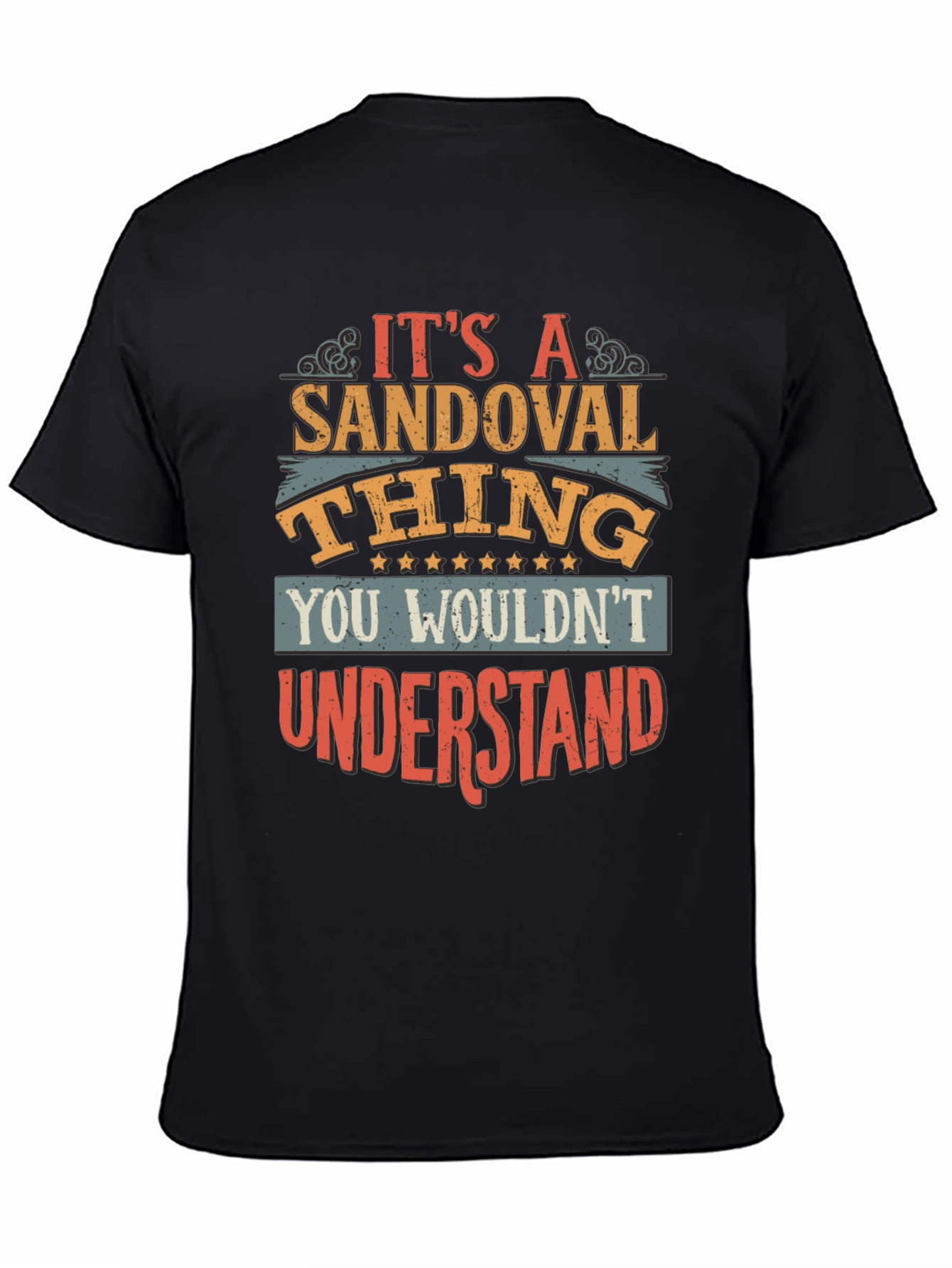 Black It's A Sandoval Thing T-Shirt view 4
