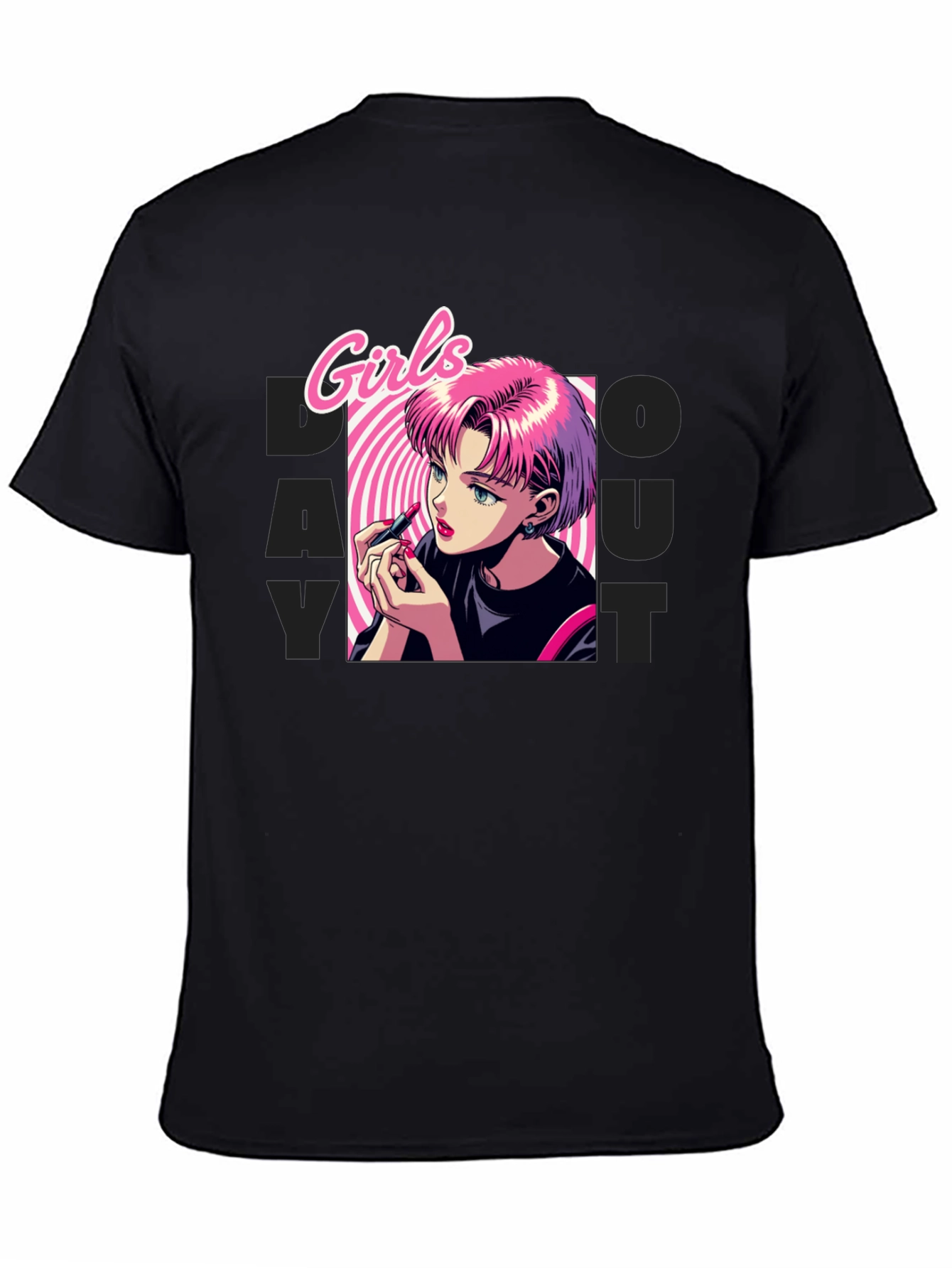 Black Girls Do What You Want T-Shirt - Anime Style view 4