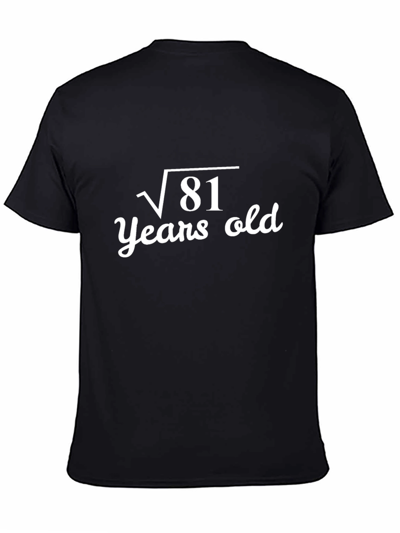 Black Funny 9th Birthday T-Shirt for Math Lovers view 4