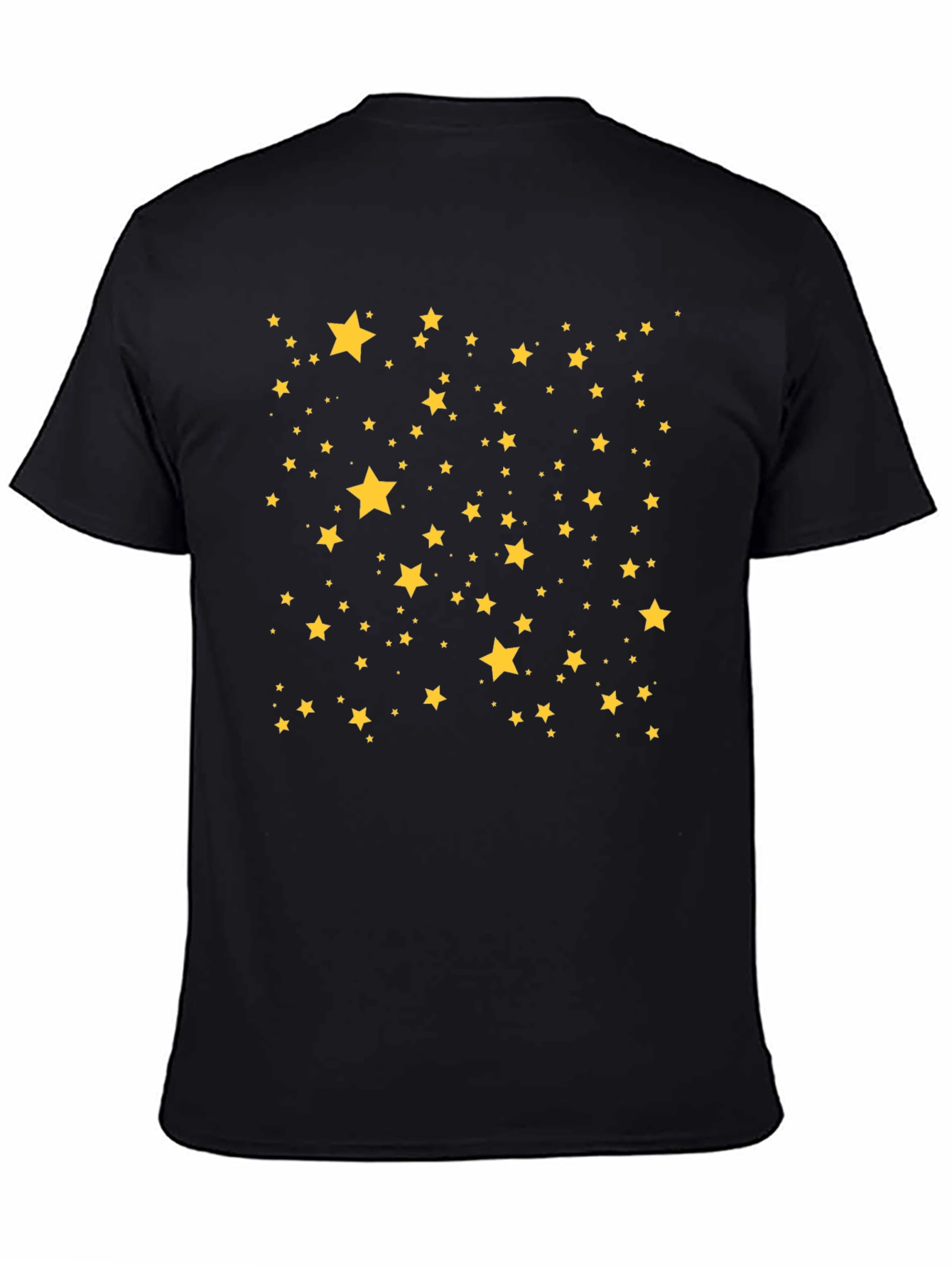 Black Starry Night Black Tee view 4