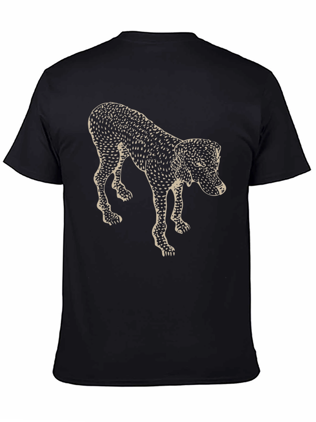 Black Dog Graphic T-Shirt - Black view 4
