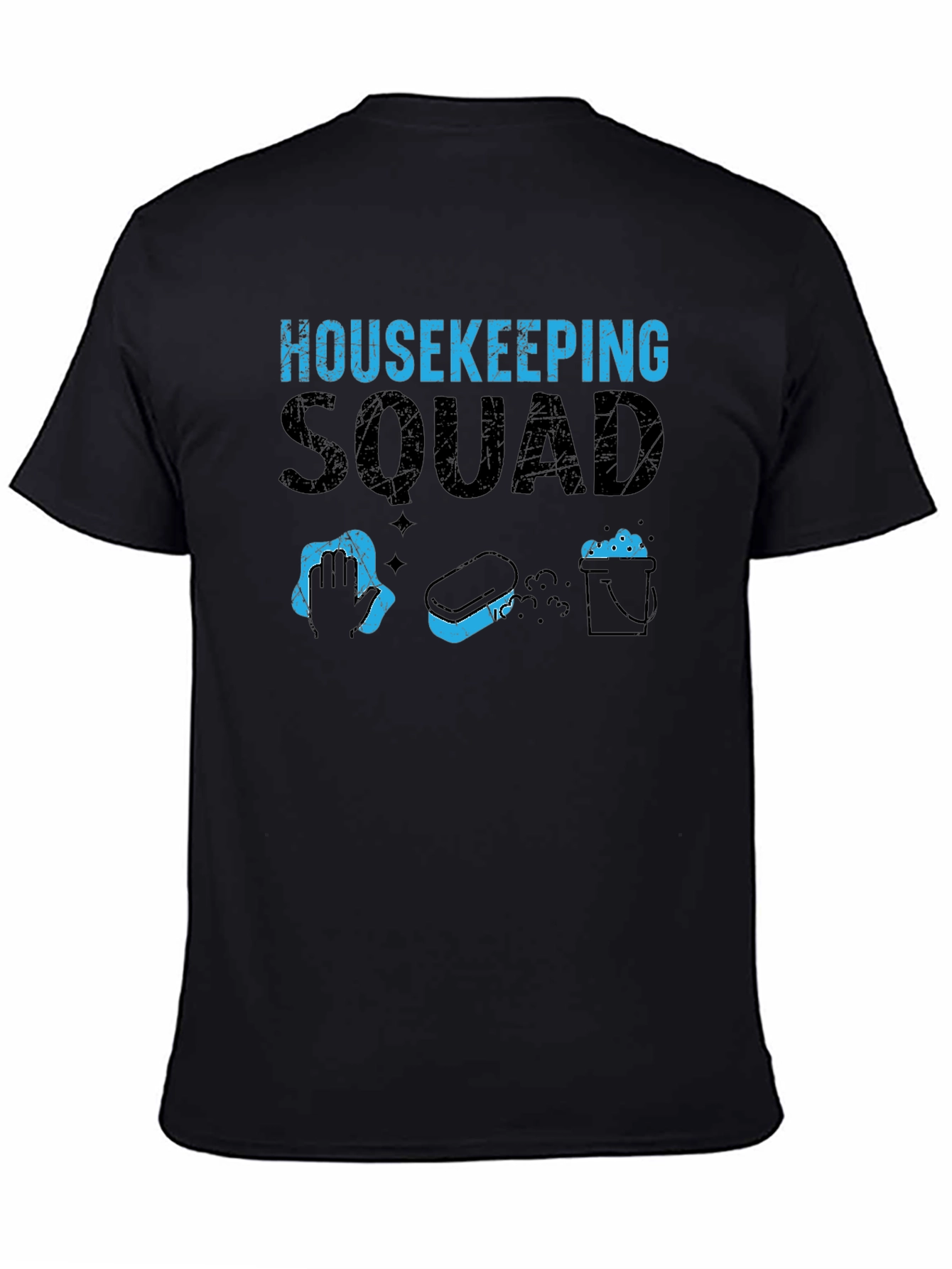 Black Housekeeping Squad Graphic Tee view 4