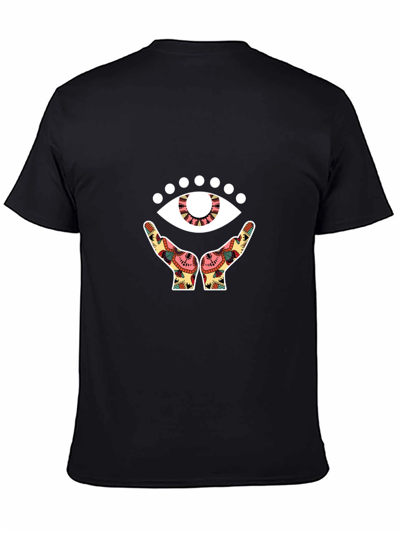 Mystic Eye Graphic Tee - Black Cotton Comfort - 4