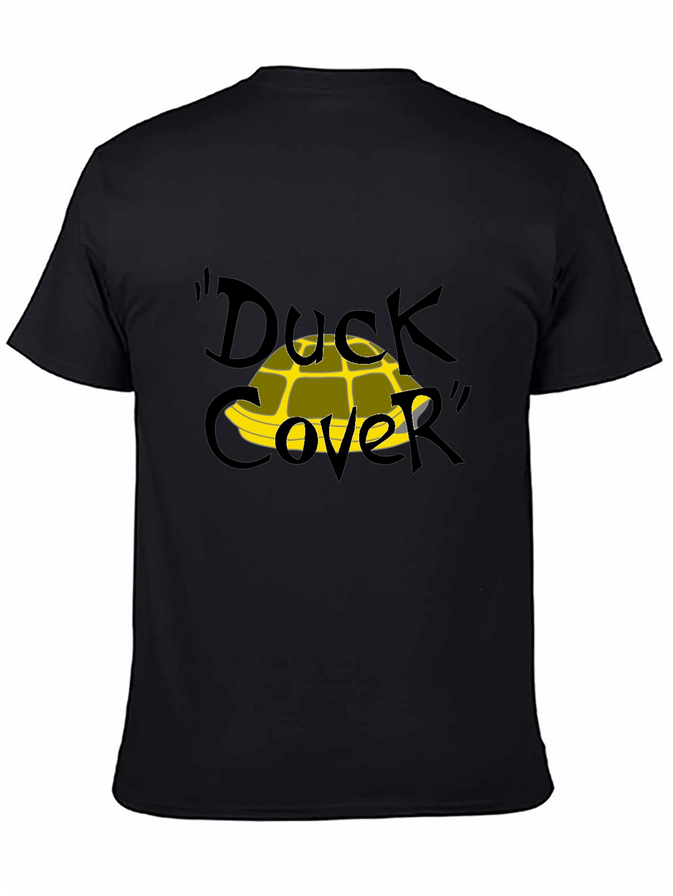 Black Duck Cover Funny Graphic T-Shirt view 4