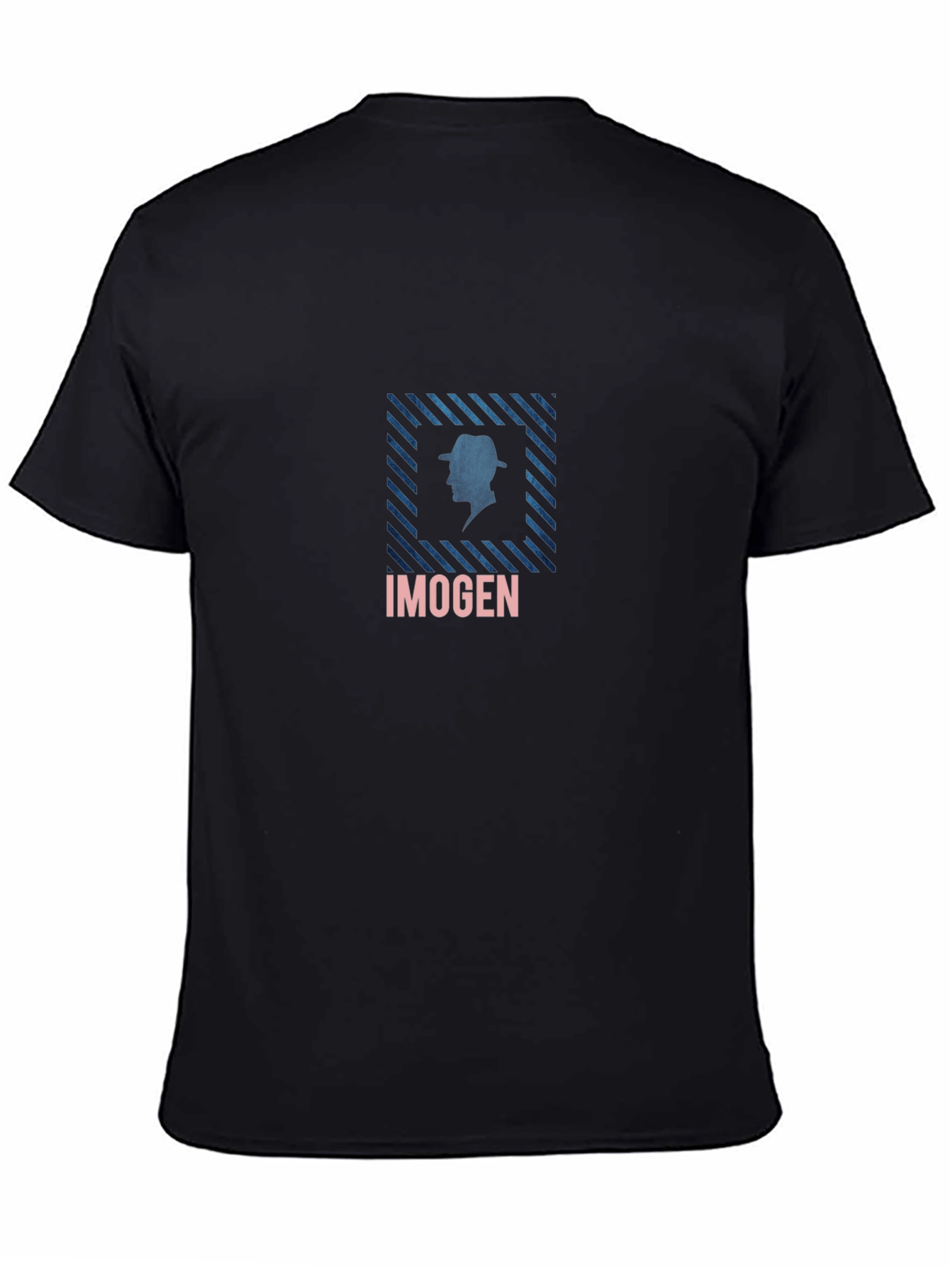 Black Imogen T-Shirt - Stylish Graphic Tee for Men view 4