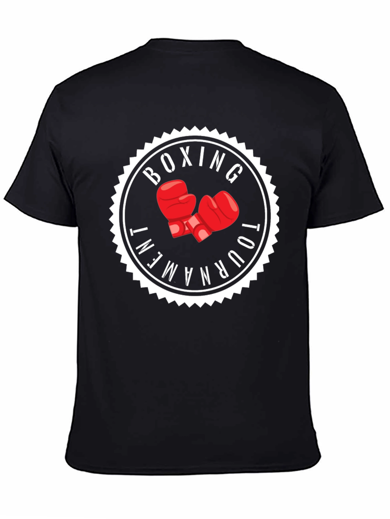 Boxing Tournament Graphic Tee - Black - 4