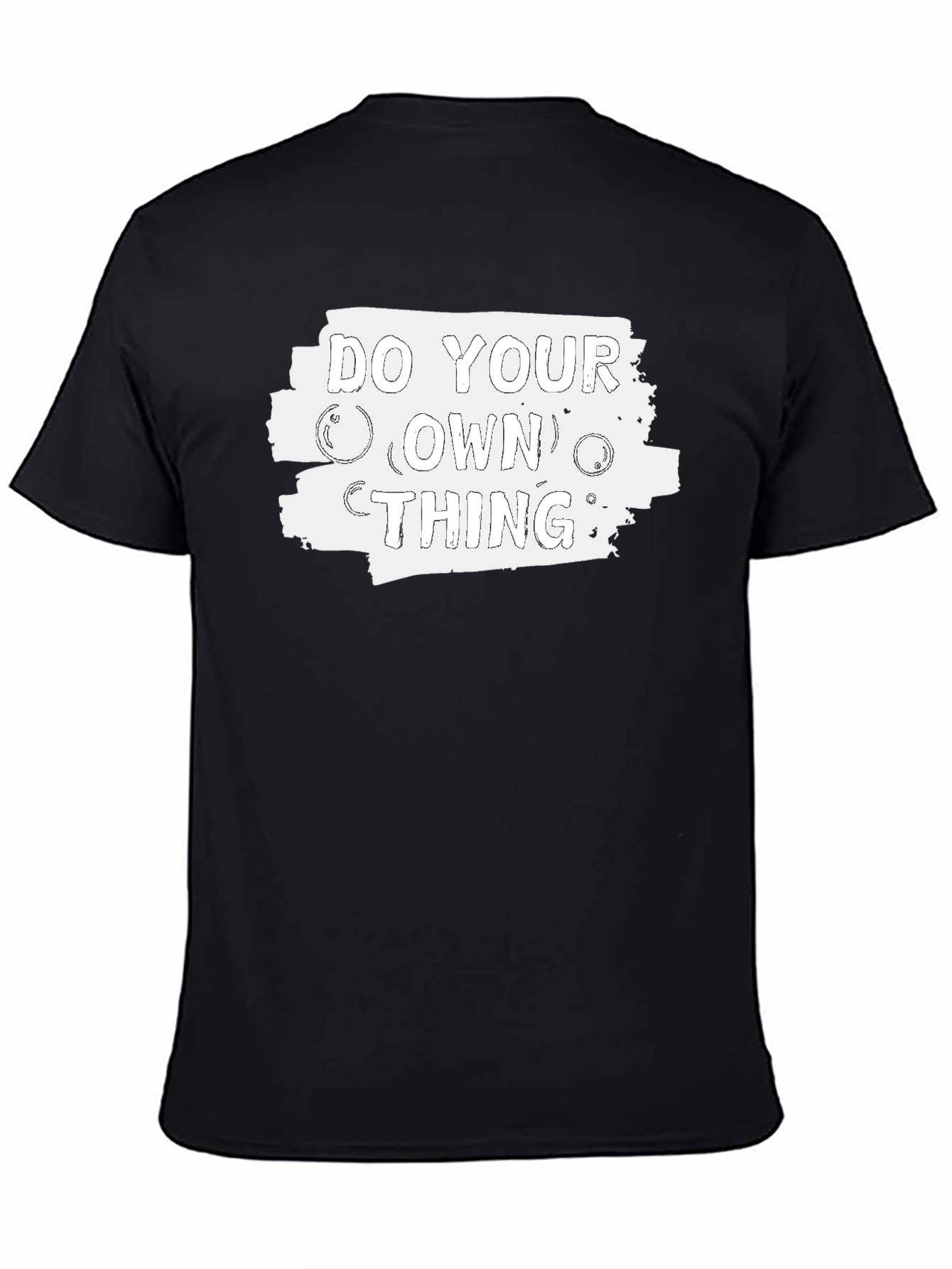 Black Do Your Own Thing Graphic T-Shirt - Unisex Style view 4