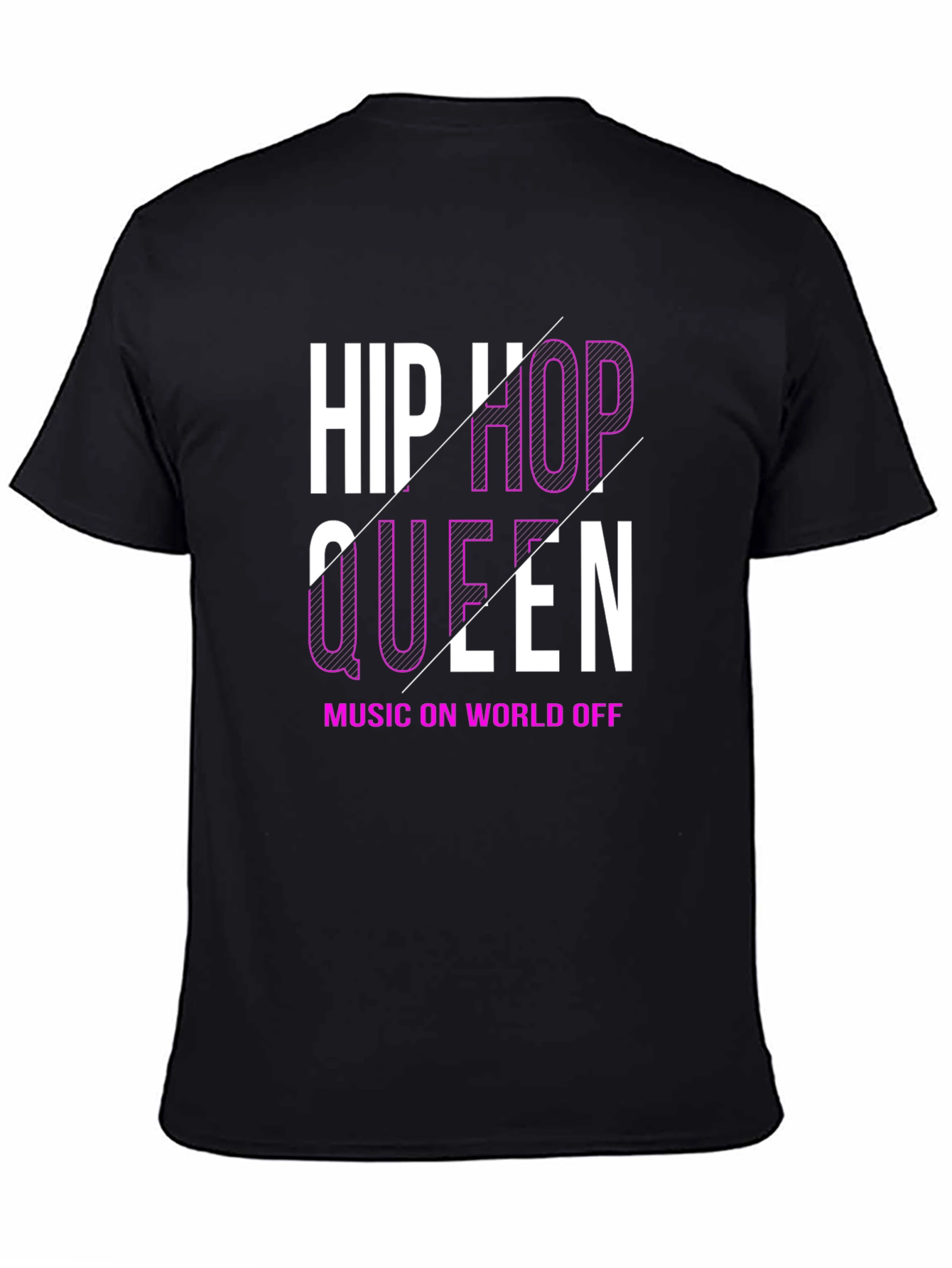 Black Hip Hop Queen Graphic Tee view 4