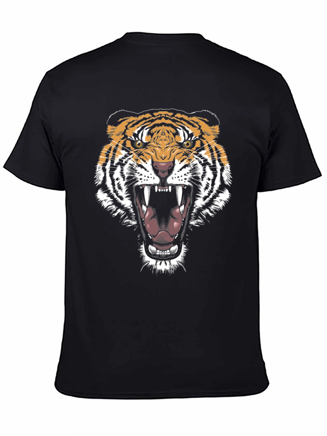Black Black Tiger Graphic Tee view 4