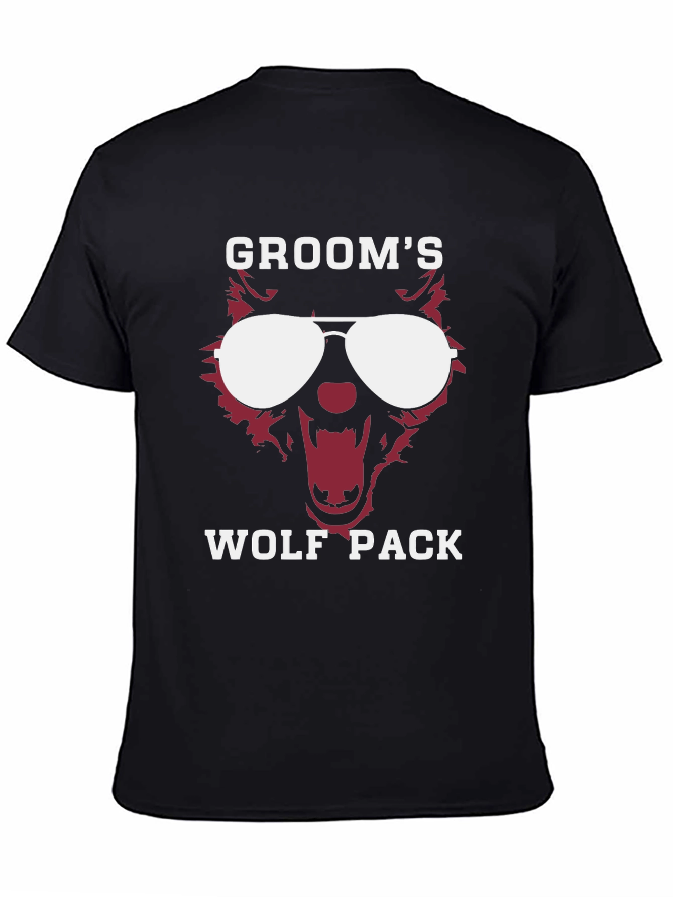 Black Groom's Wolf Pack Graphic Tee view 4