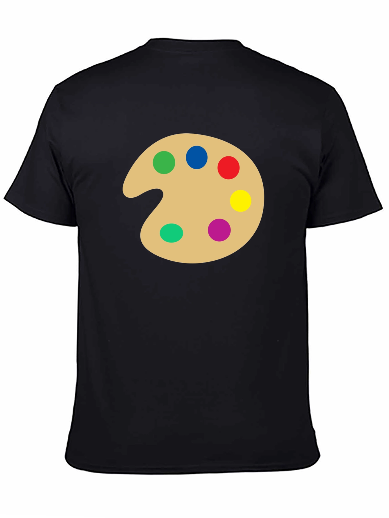 Black Artist Palette T-Shirt - Creative Design view 4
