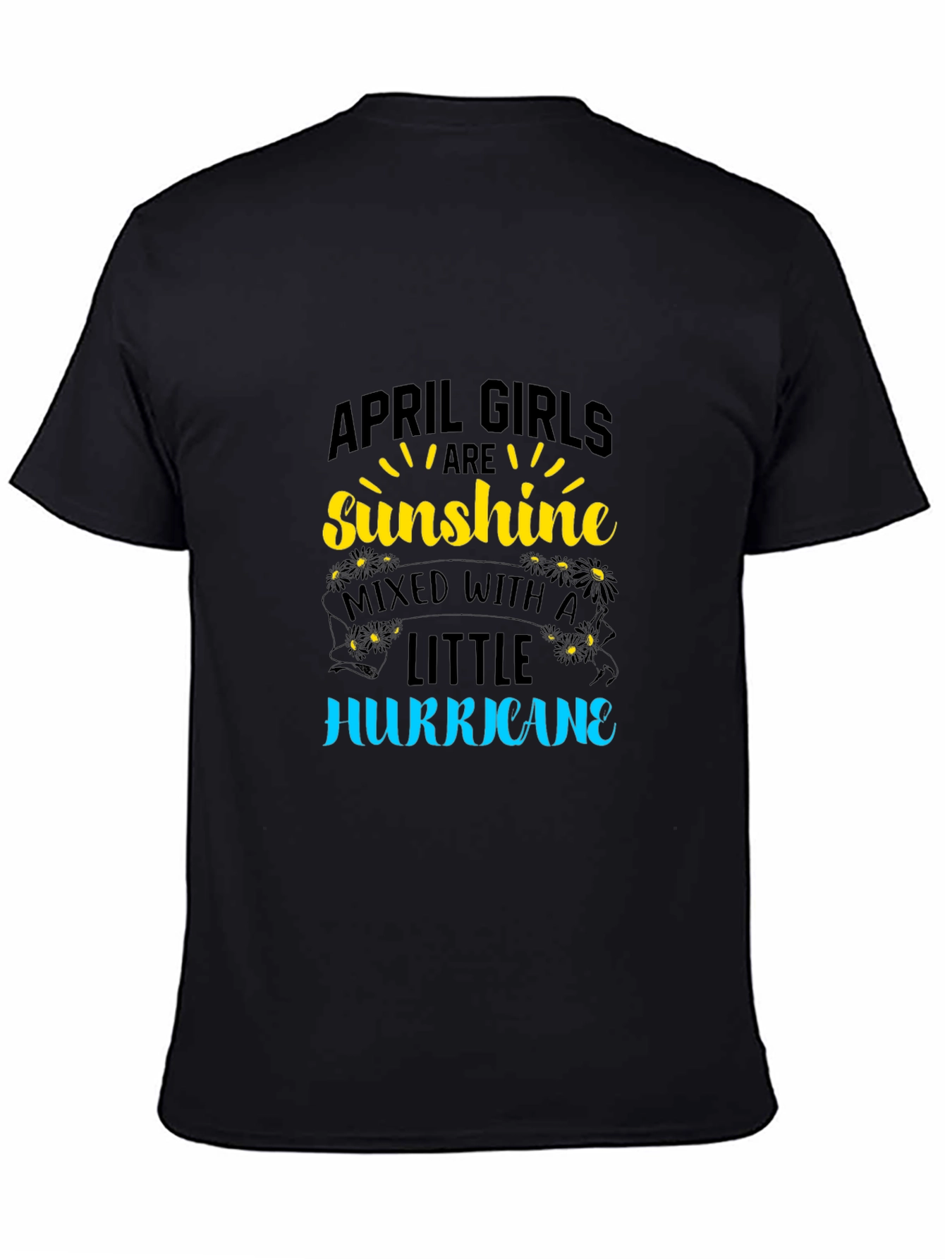 Black April Girls Sunshine Hurricane T-Shirt view 4