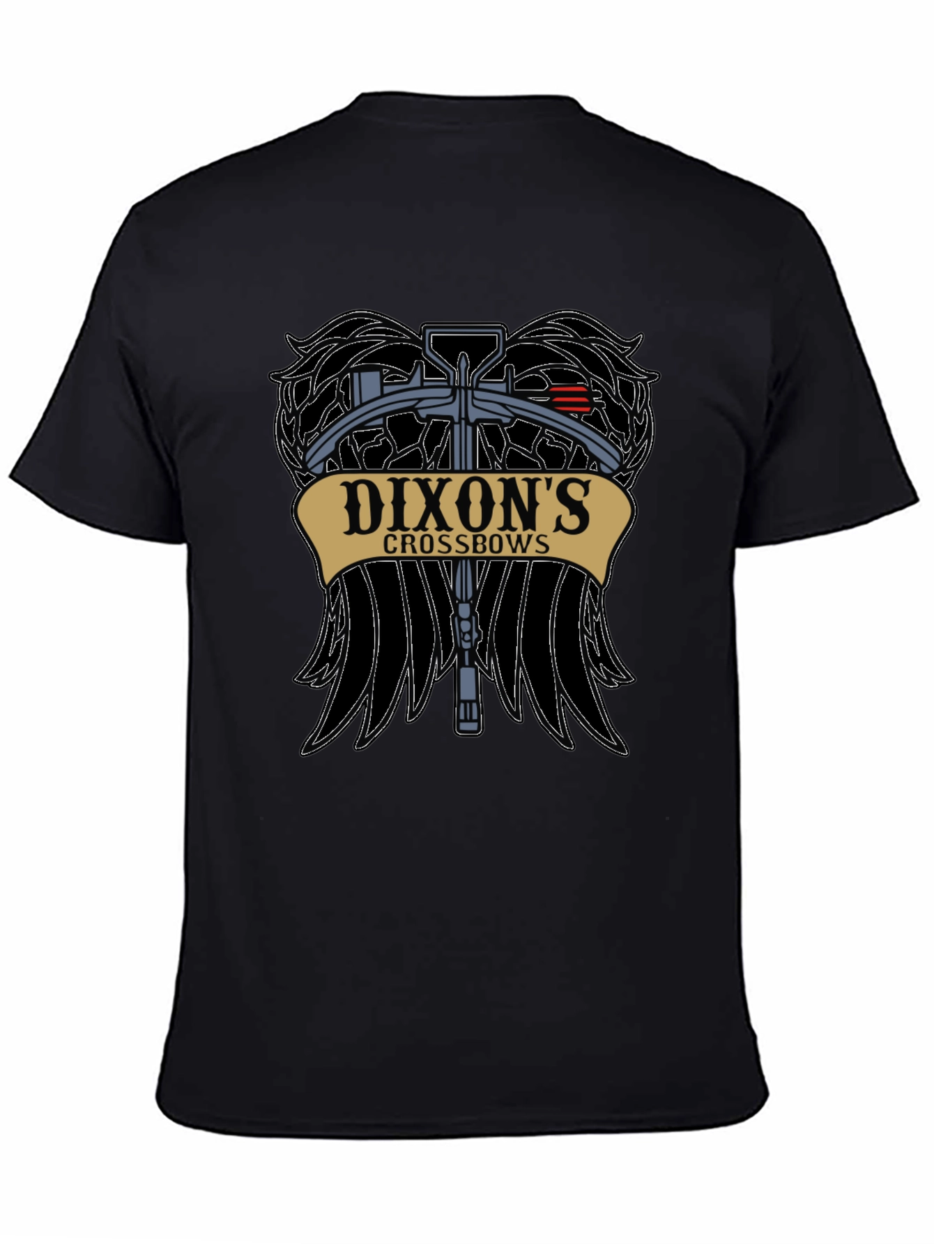 Black Dixon's Crossbows Graphic T-Shirt view 4