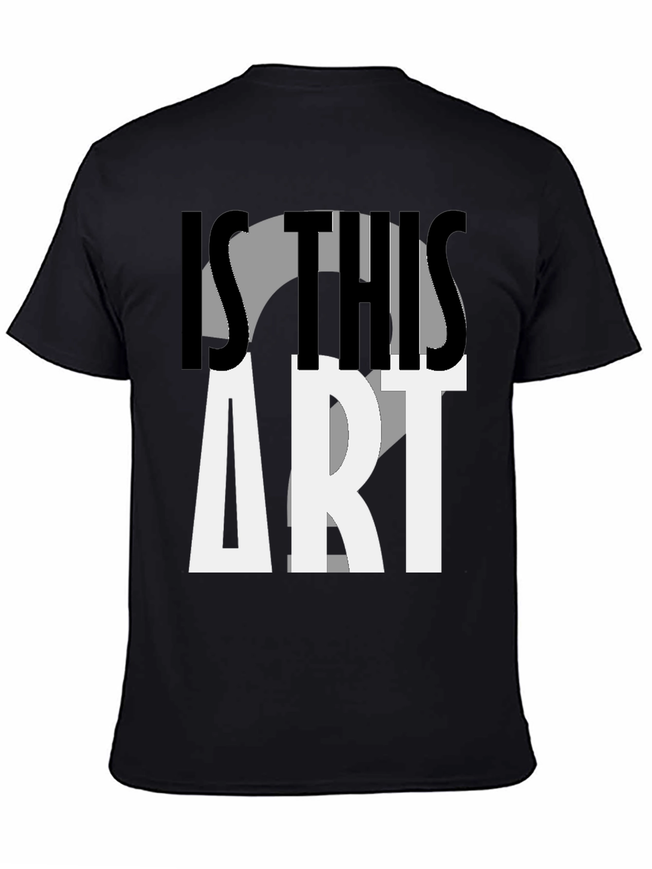 Black Is This Art? Graphic Print T-Shirt view 4