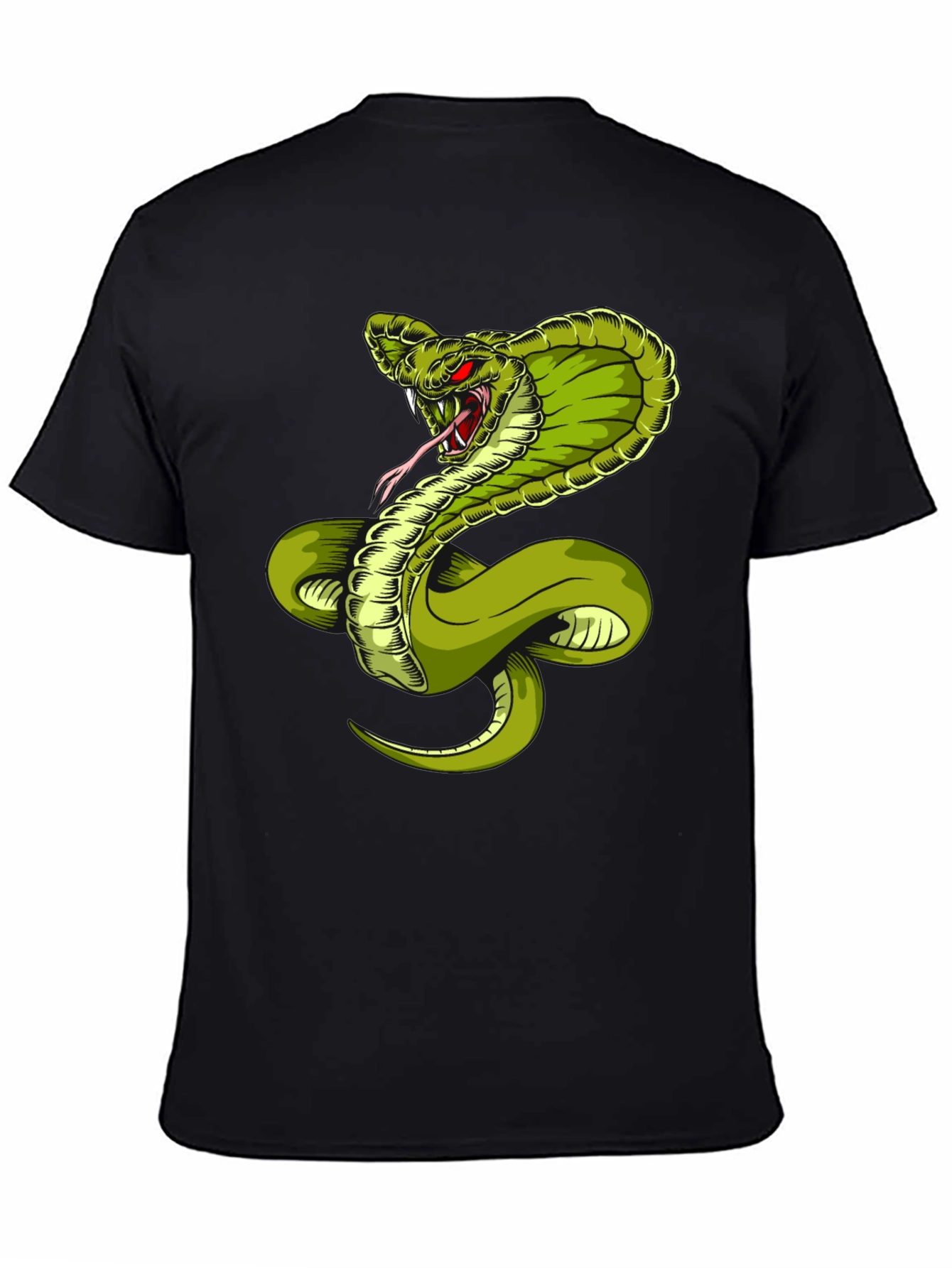 Cobra Graphic T-Shirt - Men's Bold Serpent Tee - 4