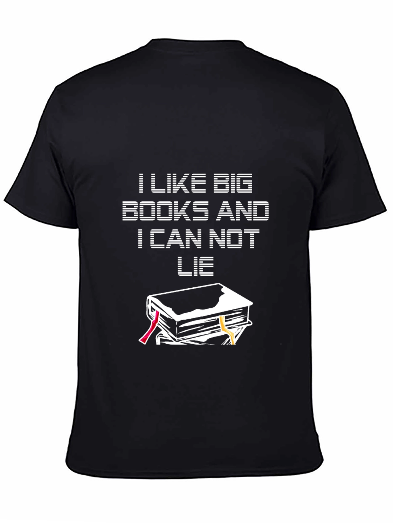 Black Big Books Funny T-Shirt for Book Lovers view 4