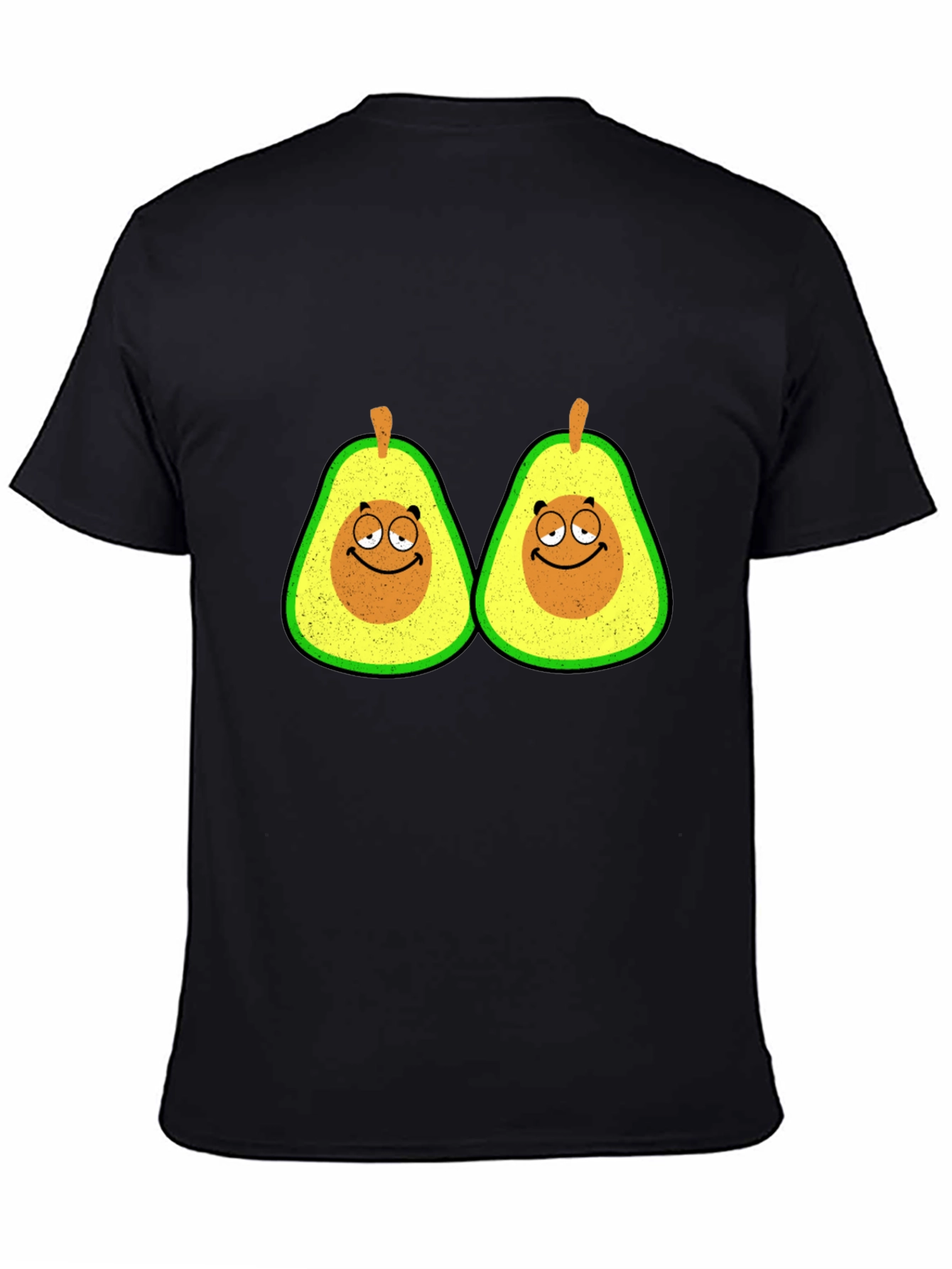 Black Avocado Graphic T-Shirt - Funny Fruit Tee view 4