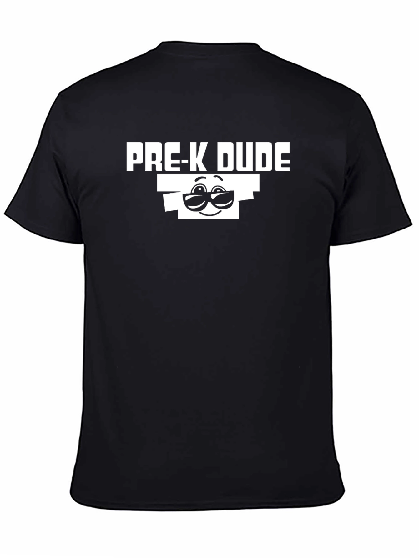 Black Pre-K Dude Funny T-Shirt view 4