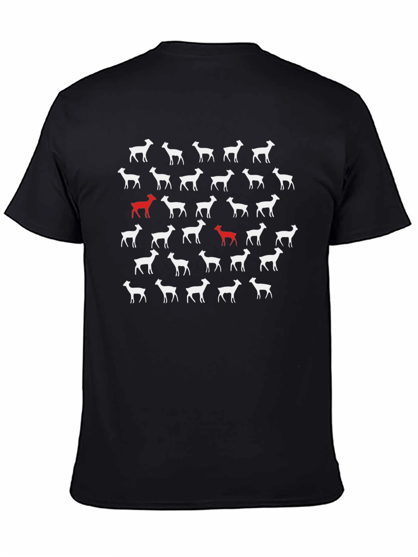 Black Unique Sheep T-Shirt - Stand Out from the Crowd! view 4
