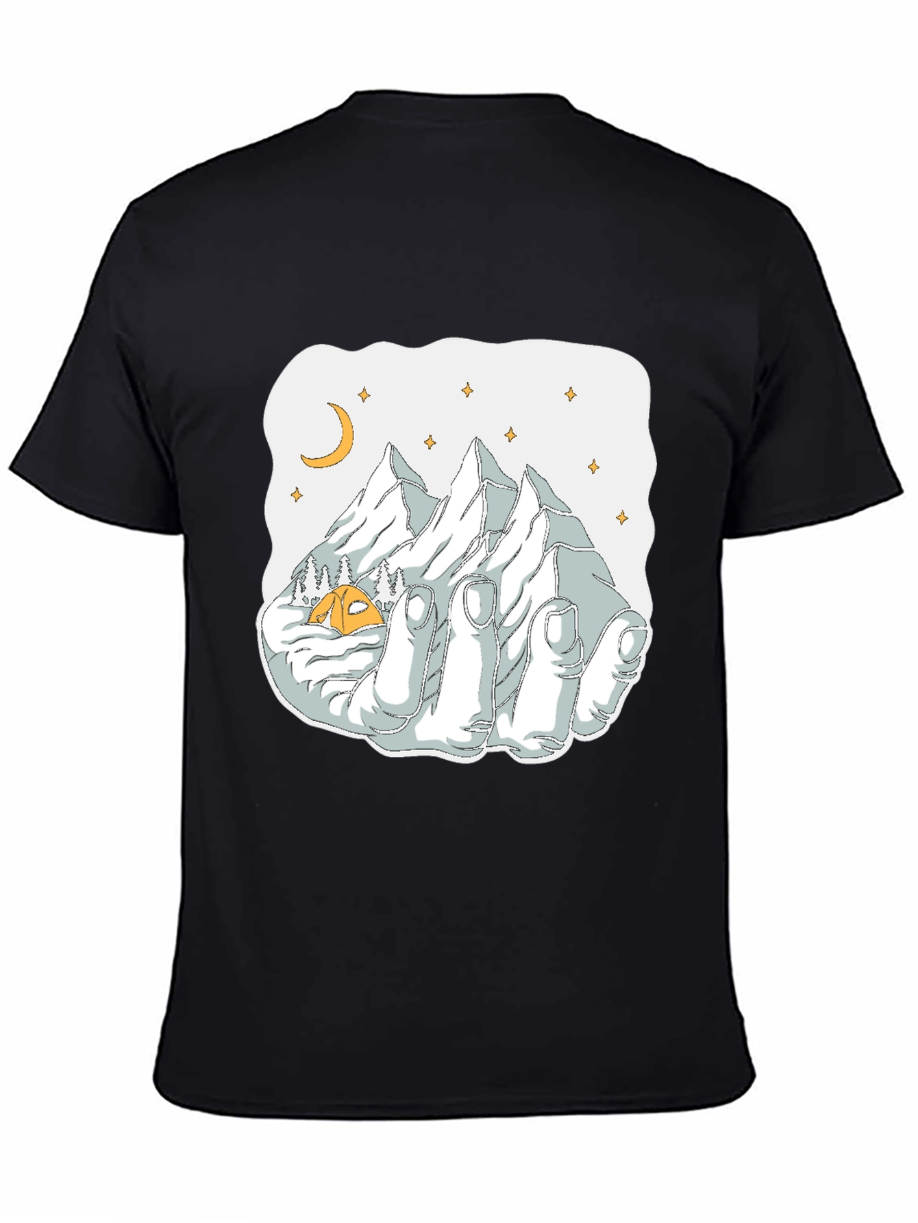 Black Mountain Hand Graphic Tee view 4