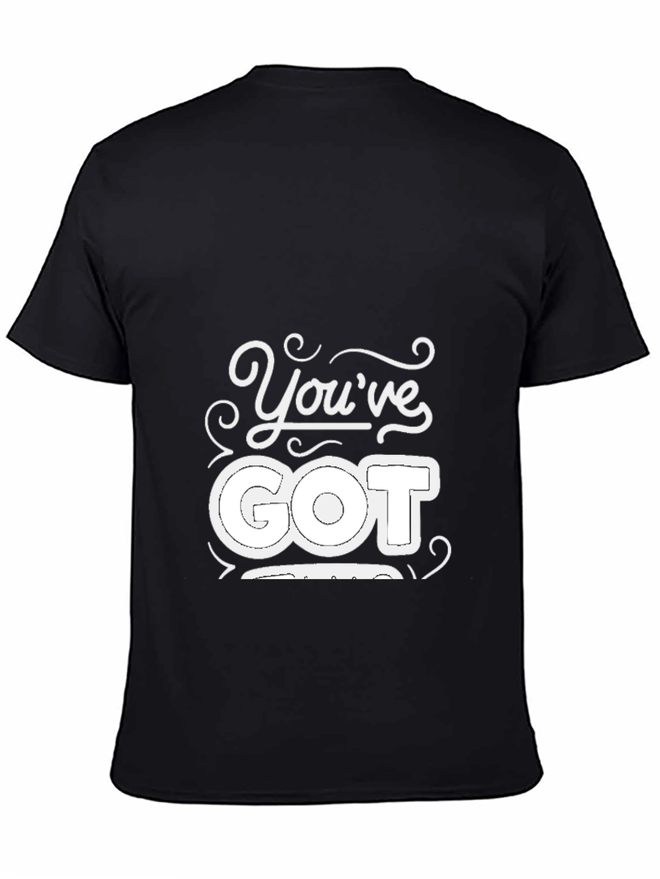 Black You've Got This! Black Graphic Tee view 4