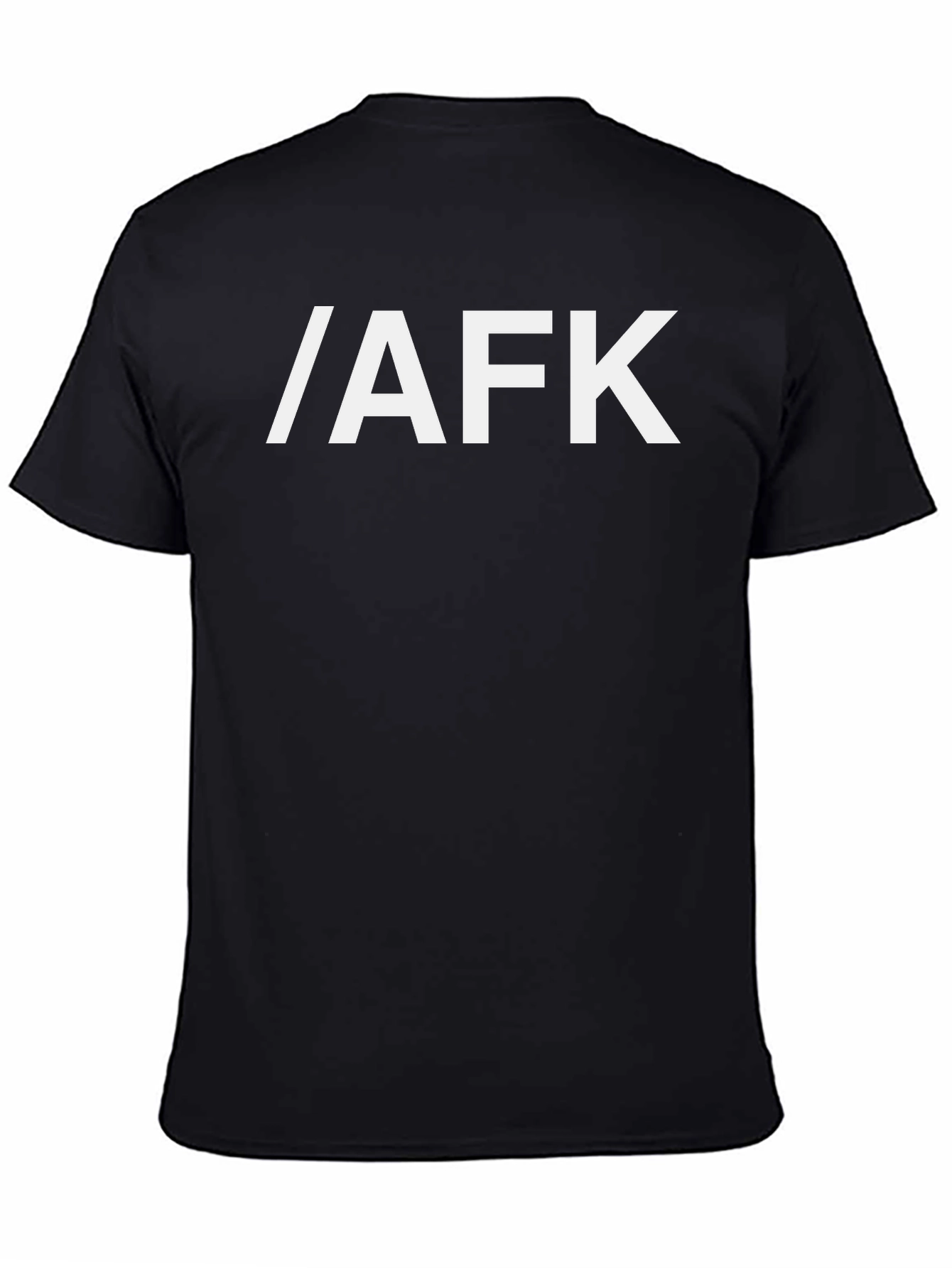 Black AFK T-Shirt - Away From Keyboard Gamer Tee view 4