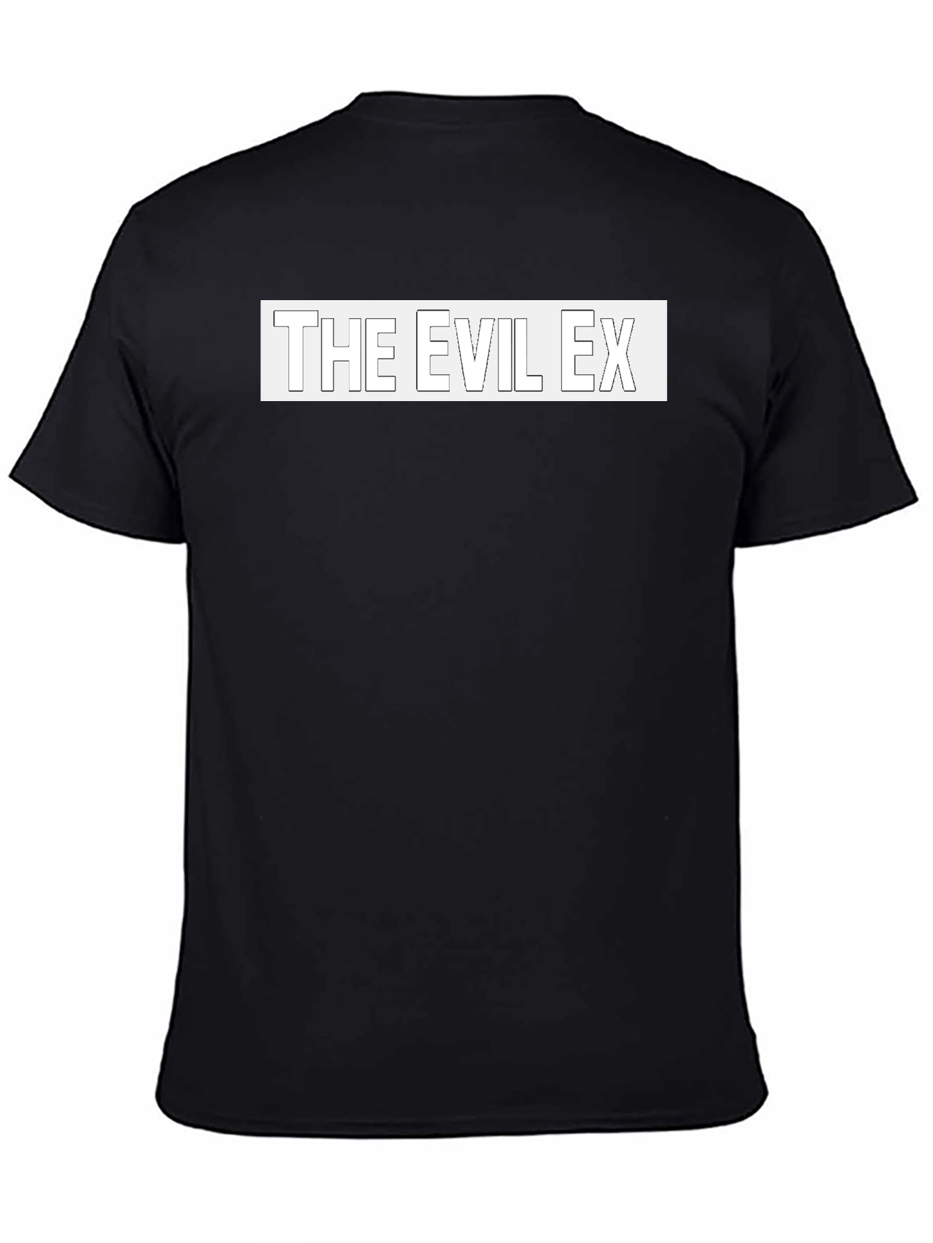 Black The Evil Ex T-Shirt - Bold Statement Tee view 4