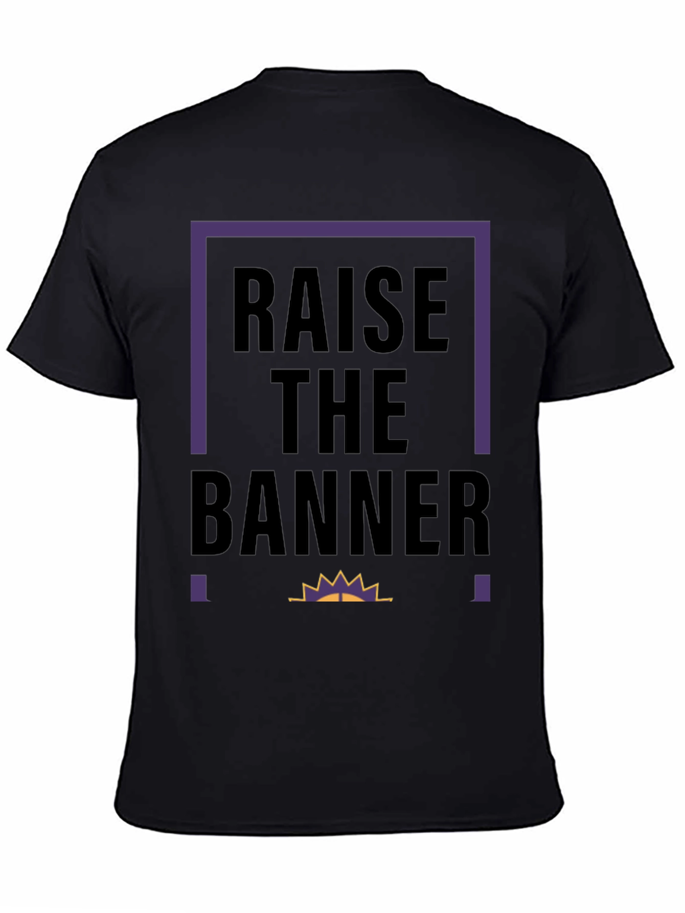 Black Raise The Banner Graphic Tee view 4