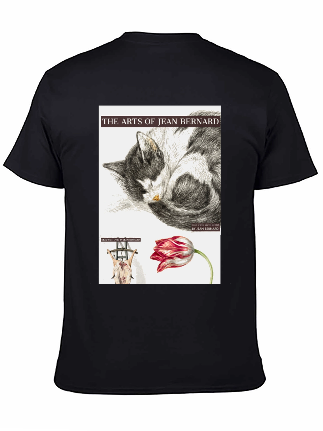 Black The Arts of Jean Bernard Graphic Tee view 4